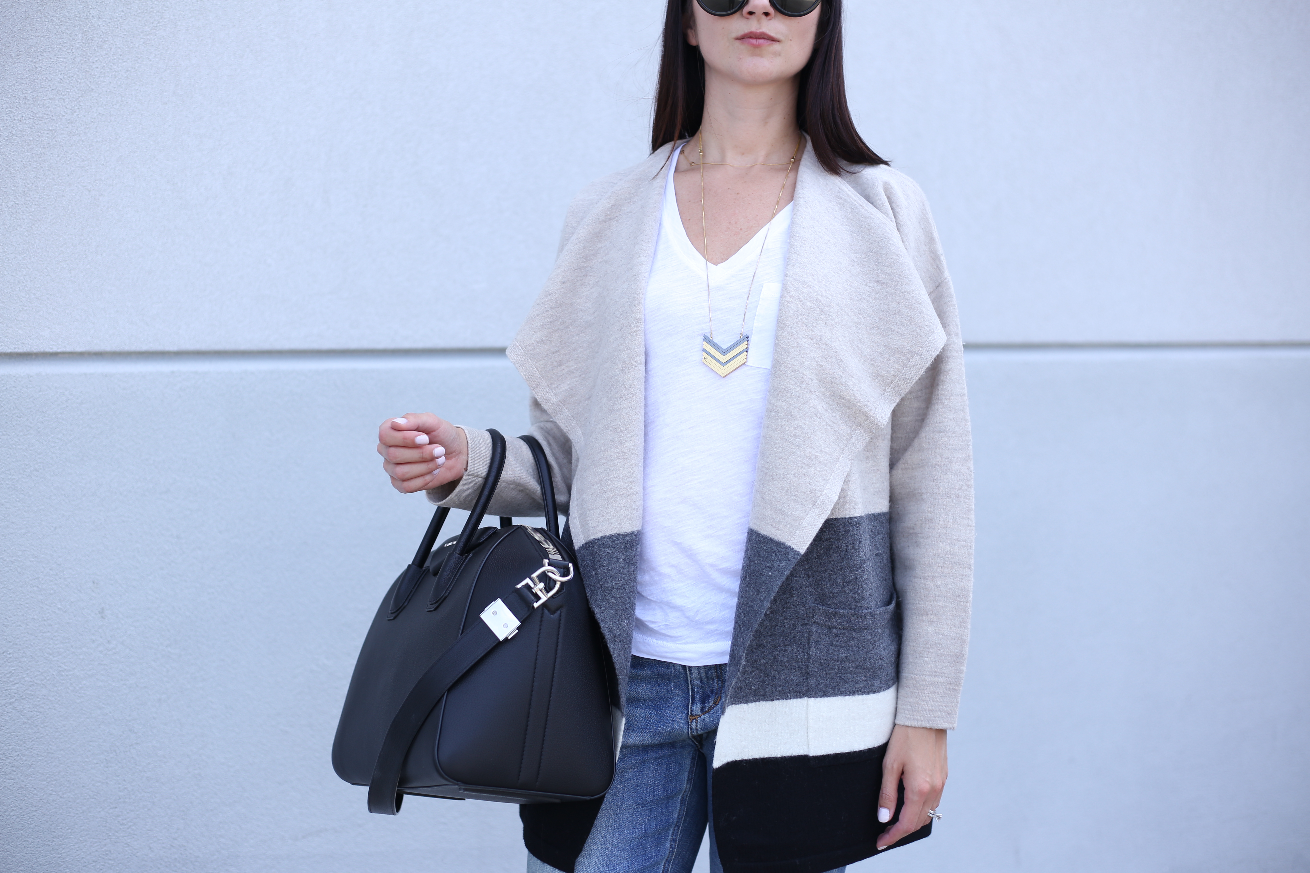 madewell boiled wool cardigan