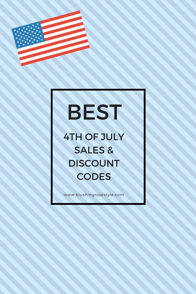 Blushing Rose Style blog round up of 4th of july weekend sales