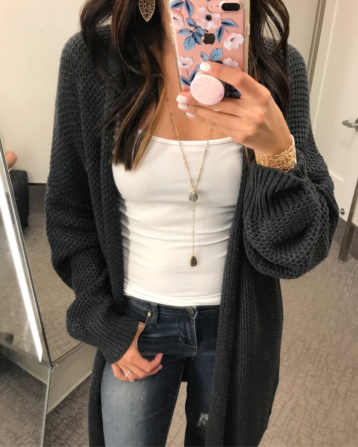 anna monteiro wearing blushing rose style cardigan nsale back in stock from nordstrom anniversary sale 2017