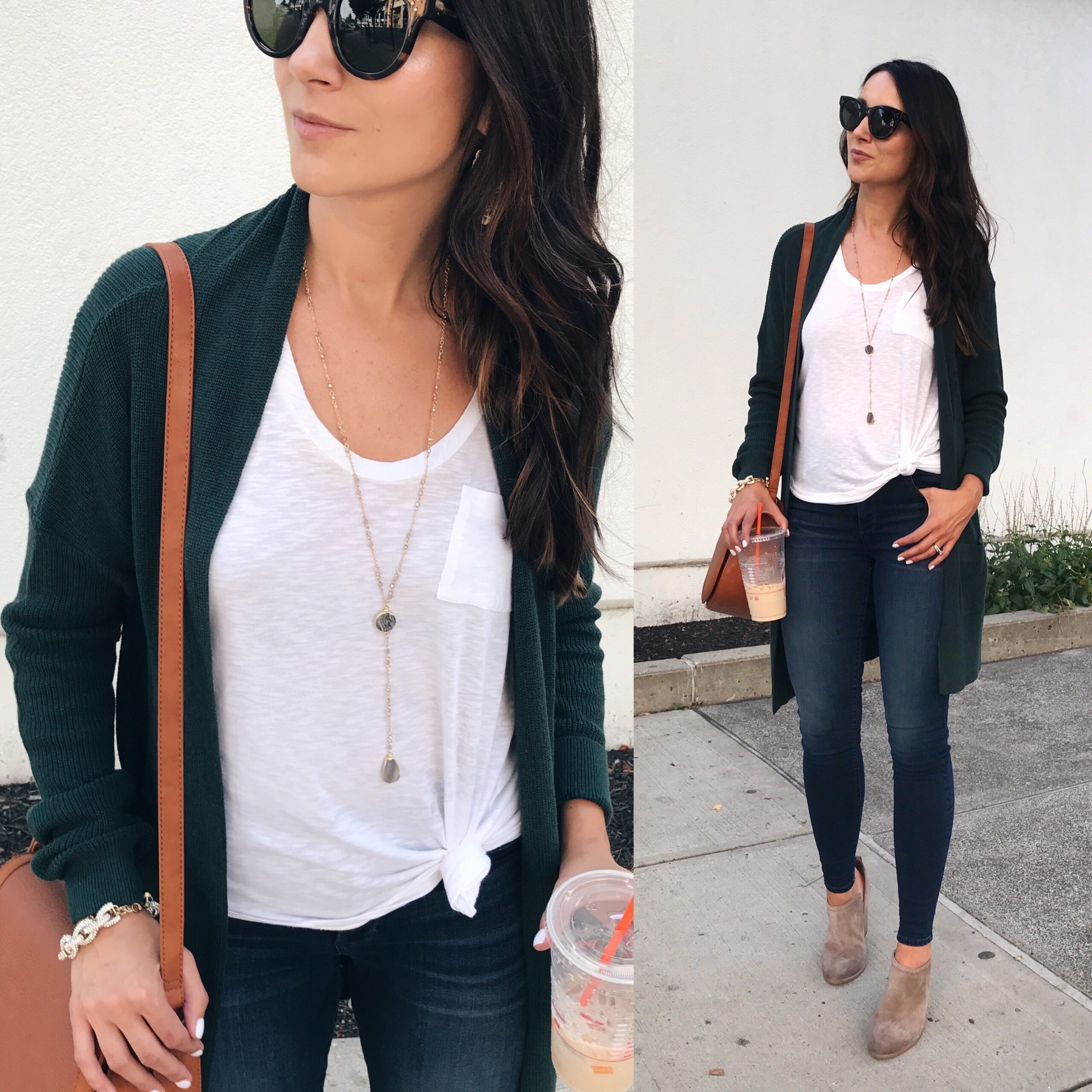 fashion blogger Anna Monteiro wearing cardigan from Nordstrom Anniversary sale 2017