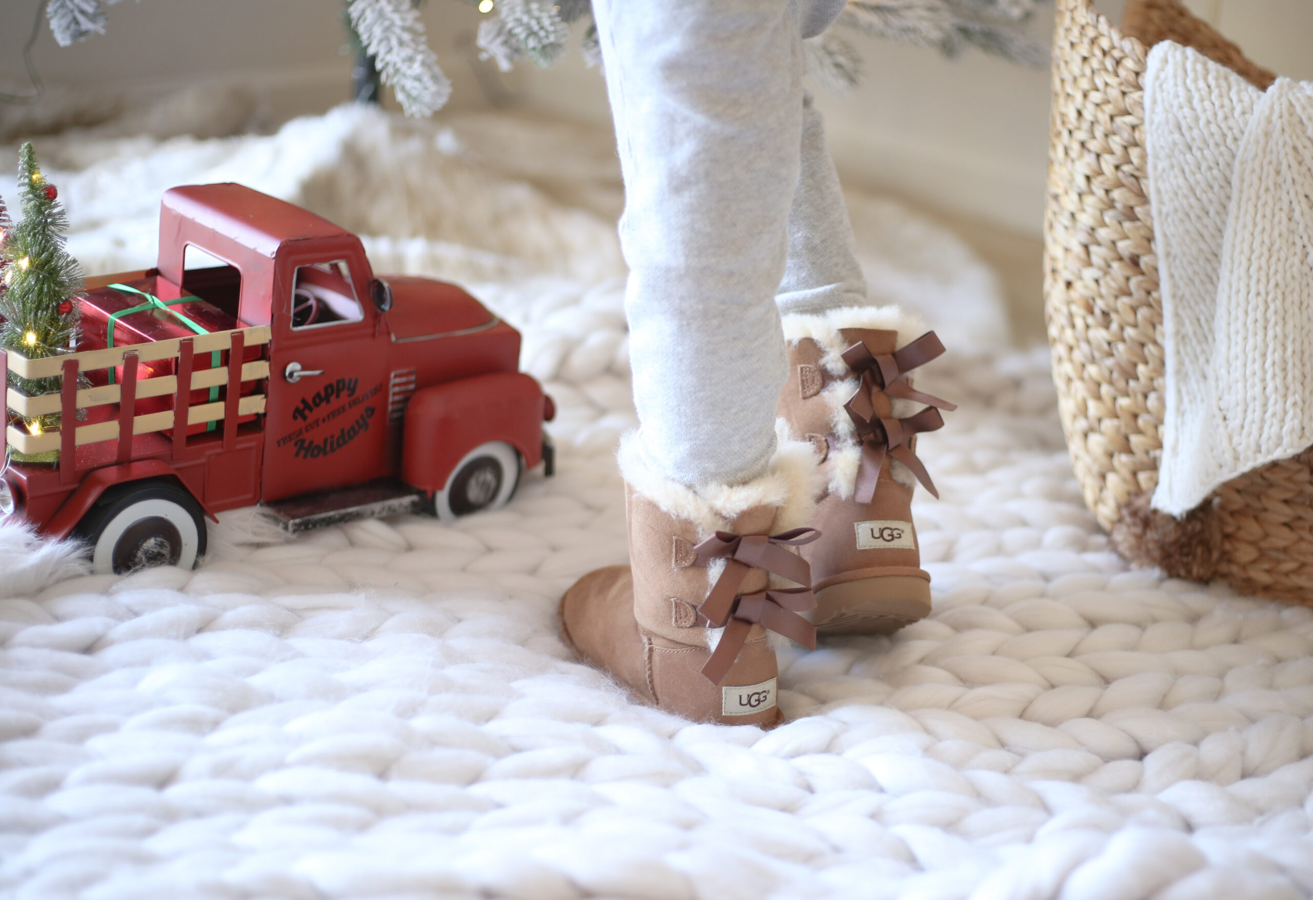 cozy holidays, uggs for kids