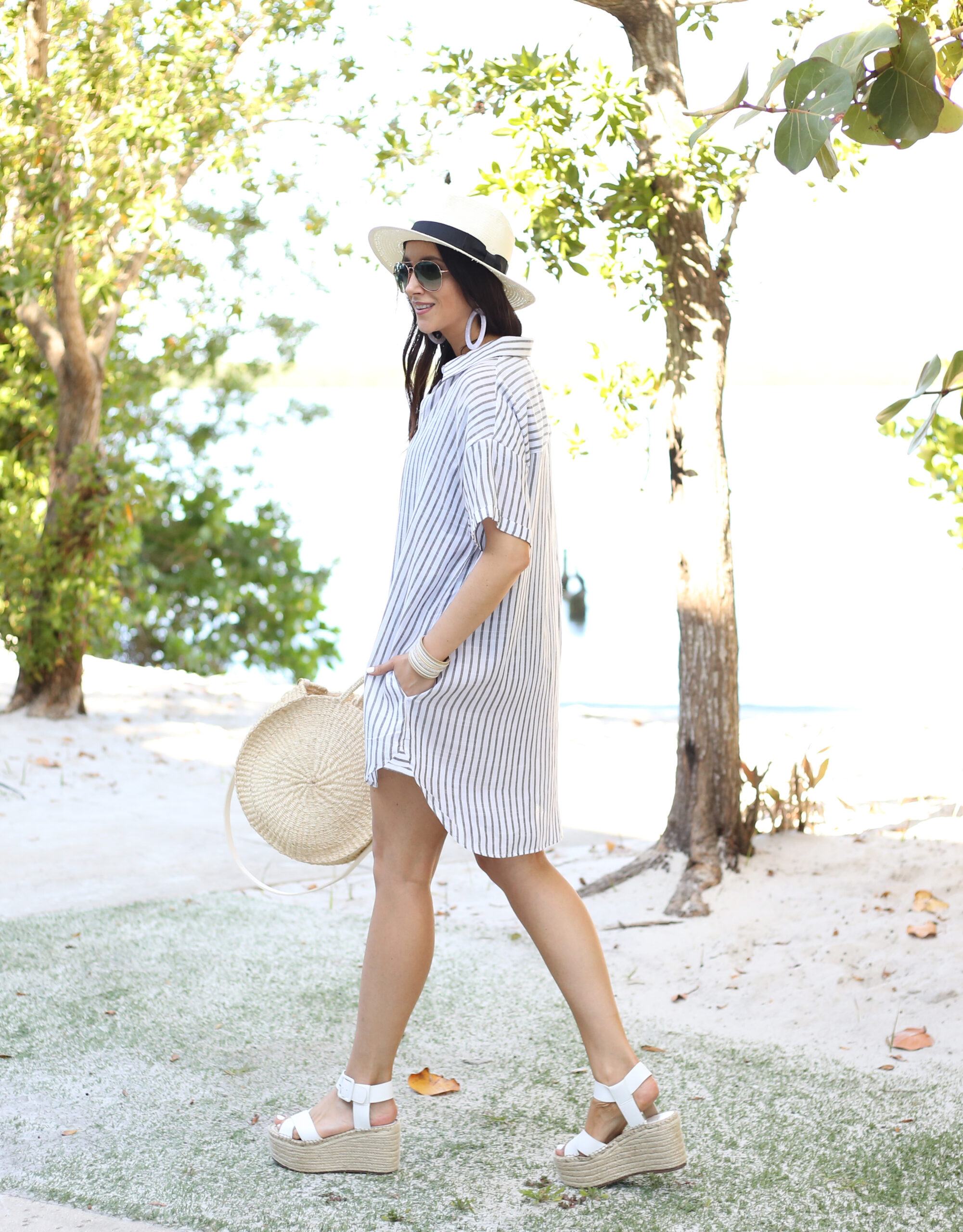 red carter striped beach cover up, cellulite remedies