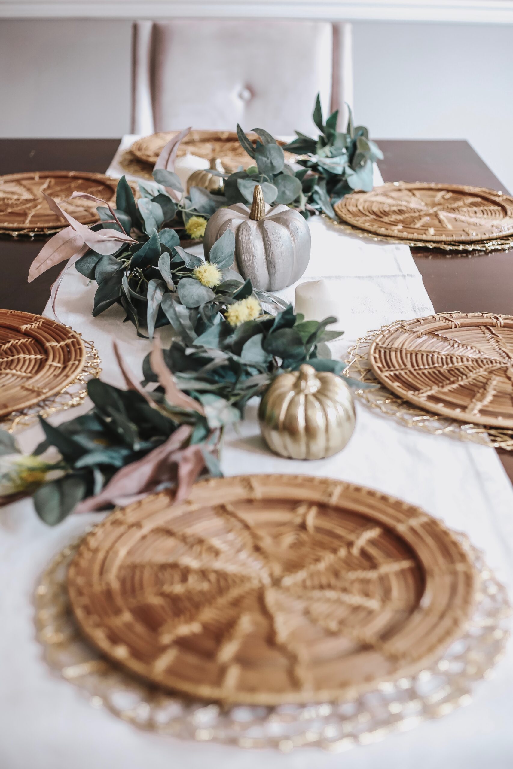 fall tabletop decoration, thanksgiving table decor