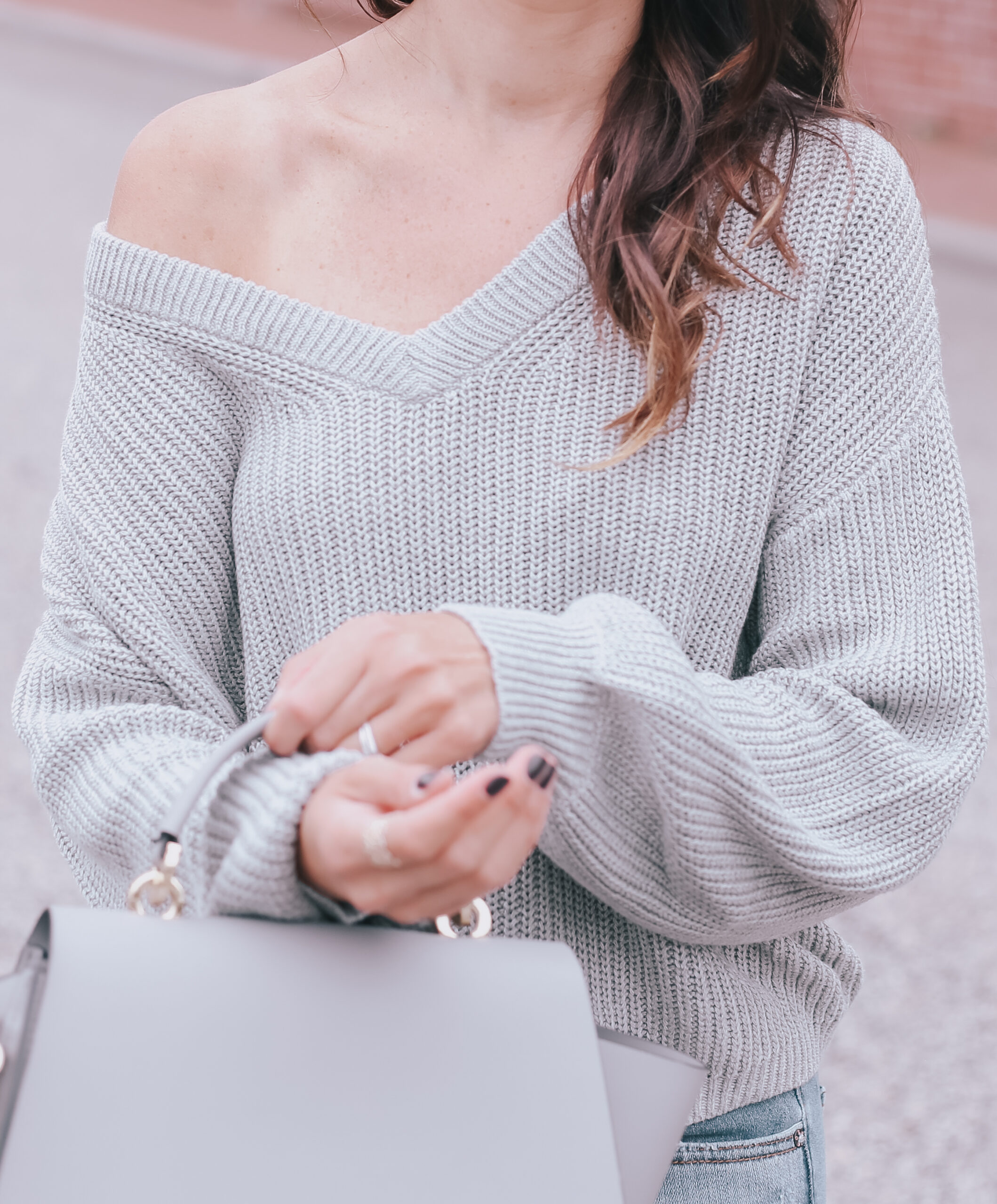 CHUNKY PULLOVER FOR FALL OUTFIT