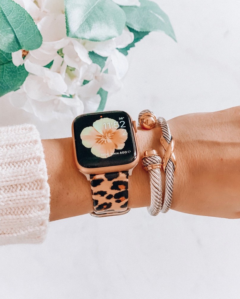 Amazon Finds leopard apple watch bands