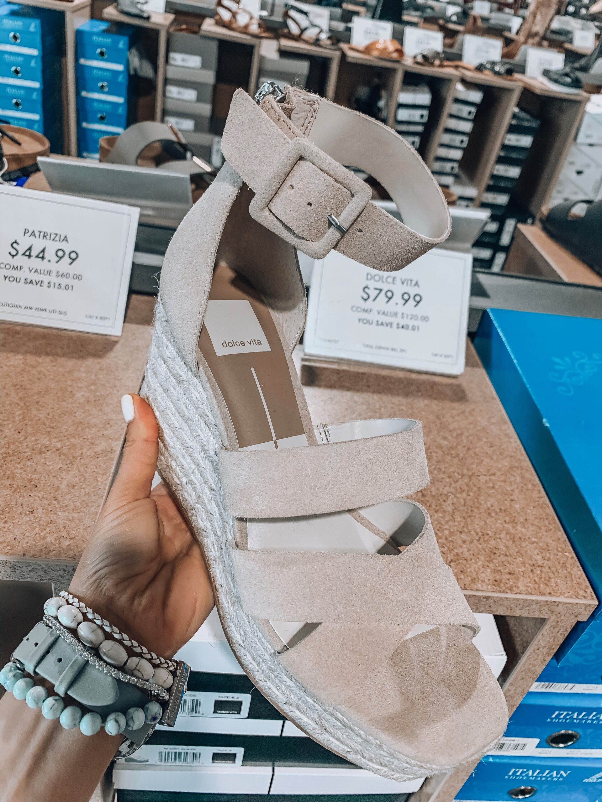 Dolce vita opall espadrille wedge sandal top