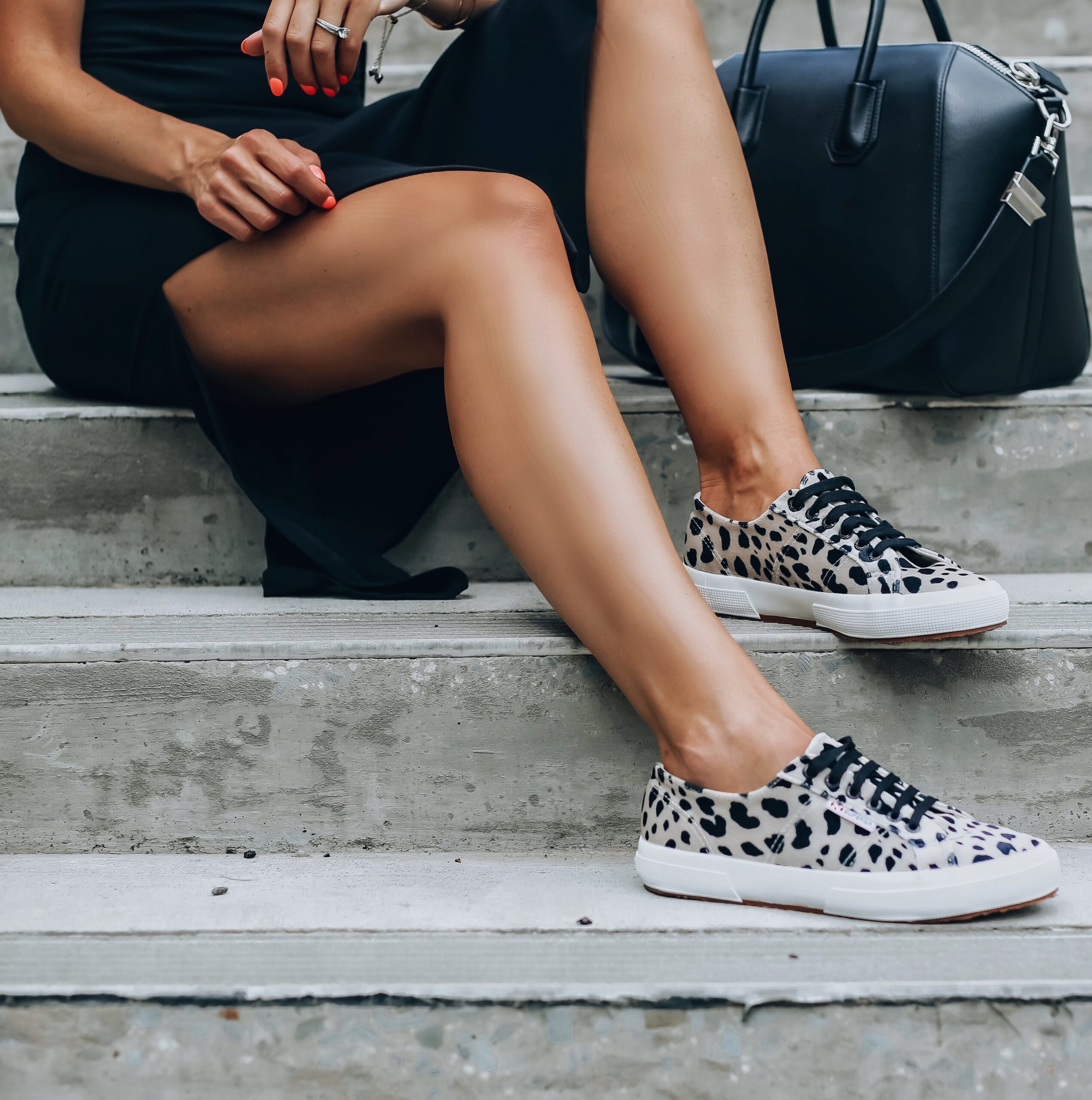leopard print velvet sneakers