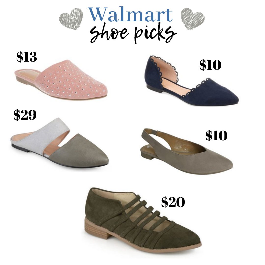 Walmart Flats and Mules