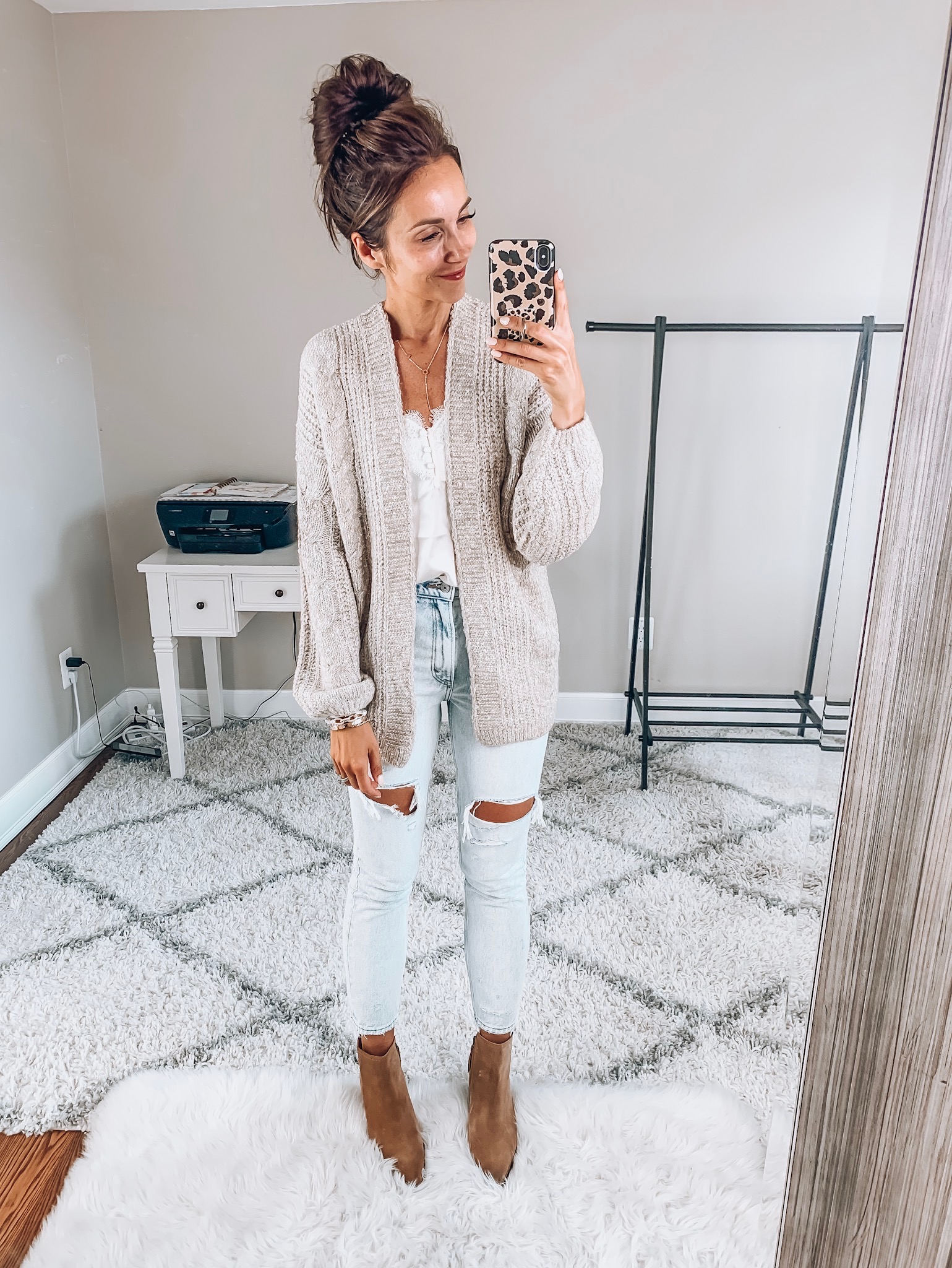 Abercrombie sherpa cardigan online