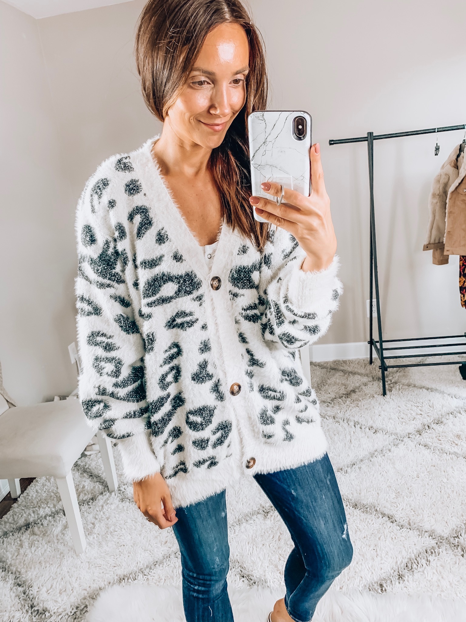 leopard cardigan, amazon