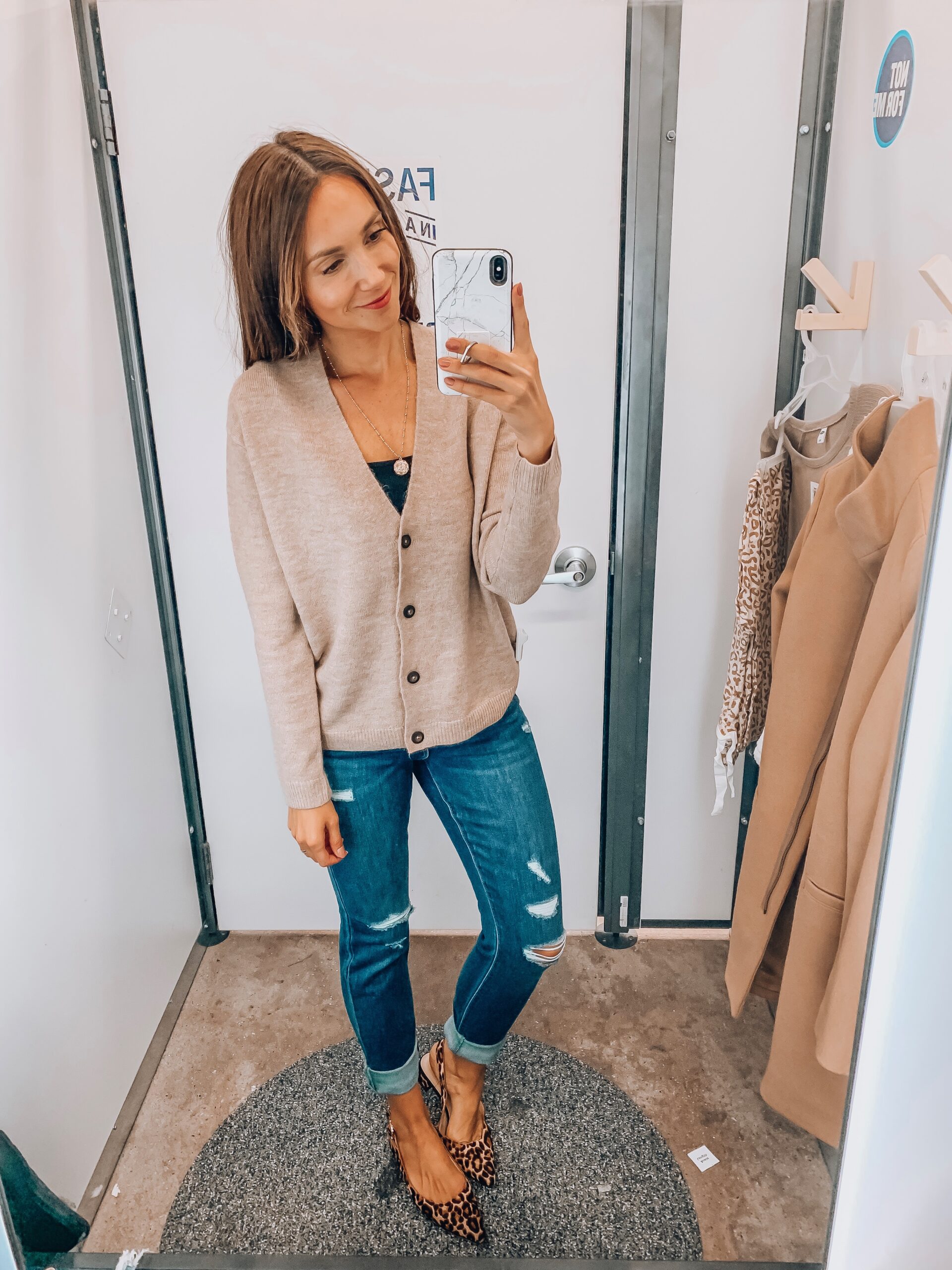 Slouchy sweater, jeans, old navy