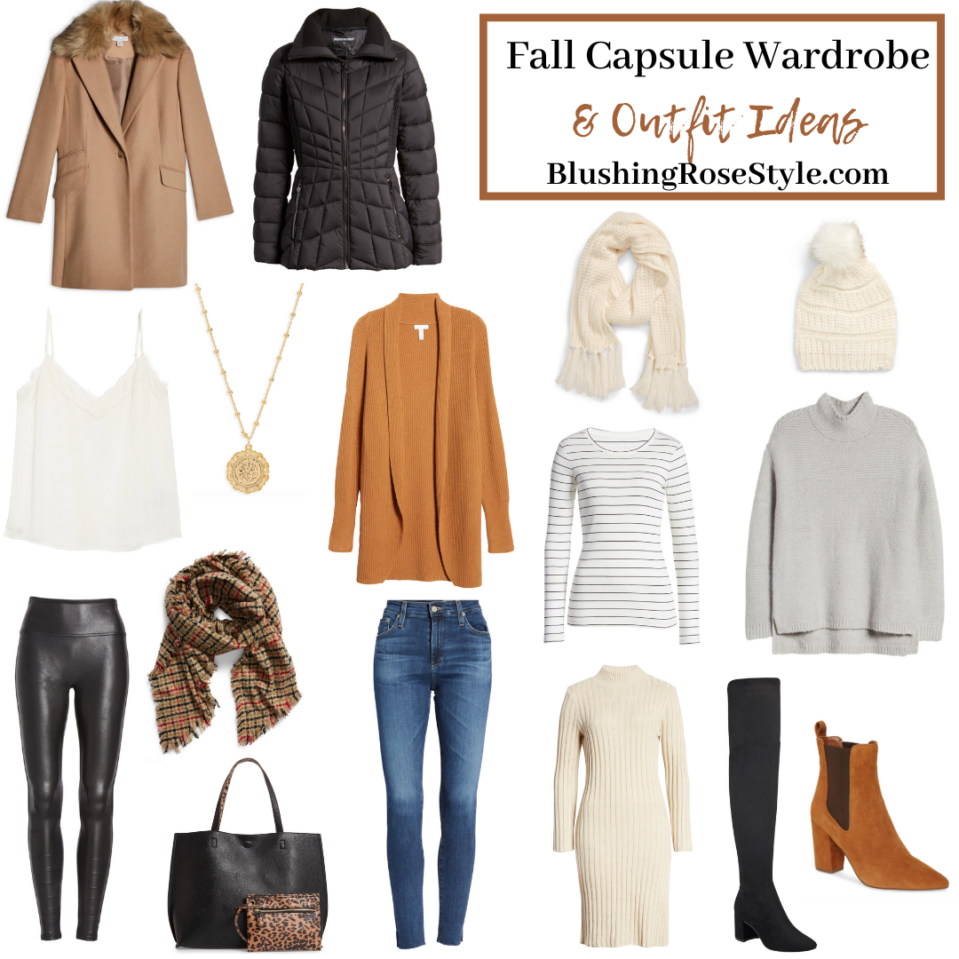 Fall Capsule Wardrobe Essentials / 10 Fall Must Haves - Blushing Rose Style  Blog