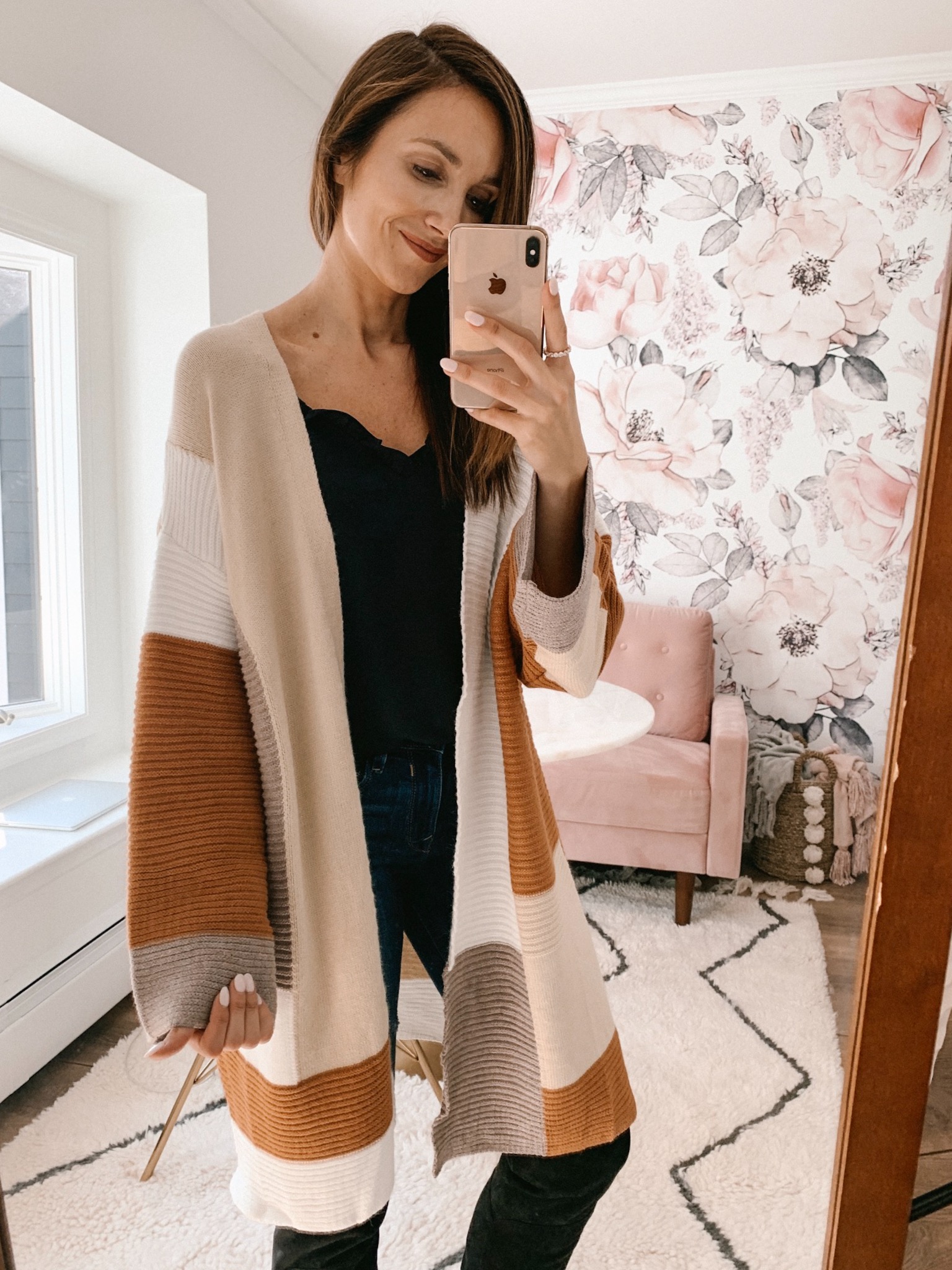 COLORBLOCK CARDIGAN