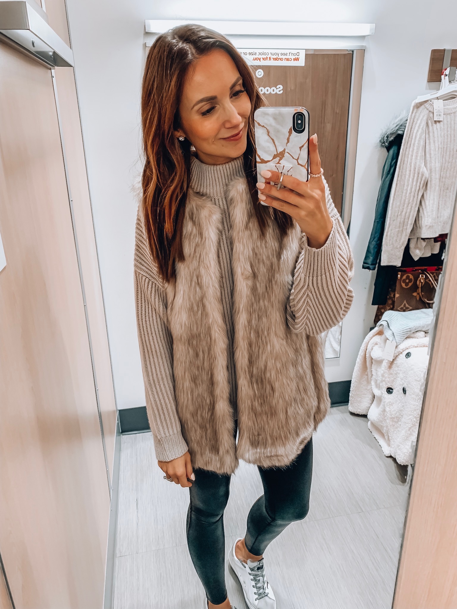 FAUX FUR VEST