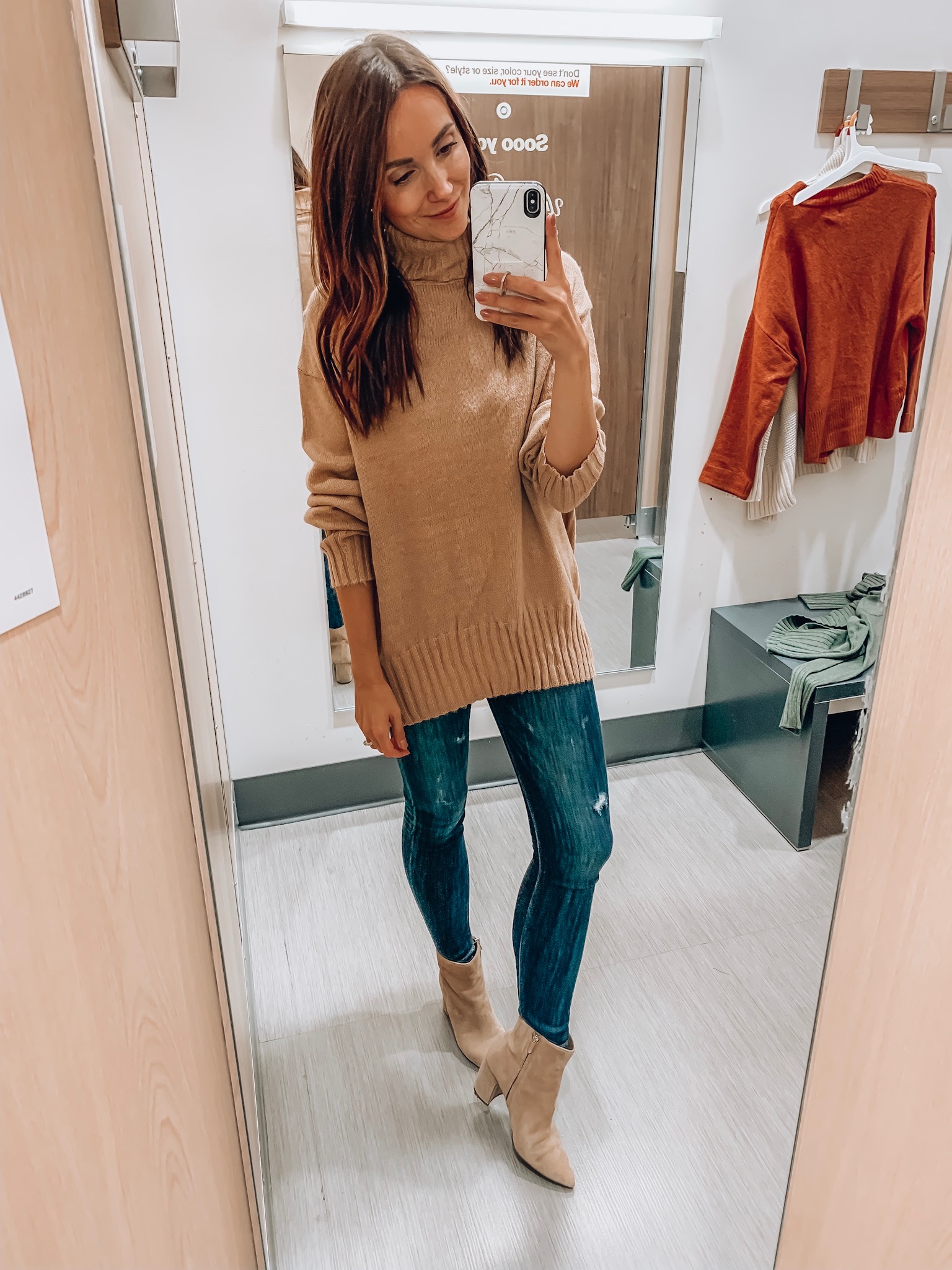 Cozy turtleneck sweater, Target