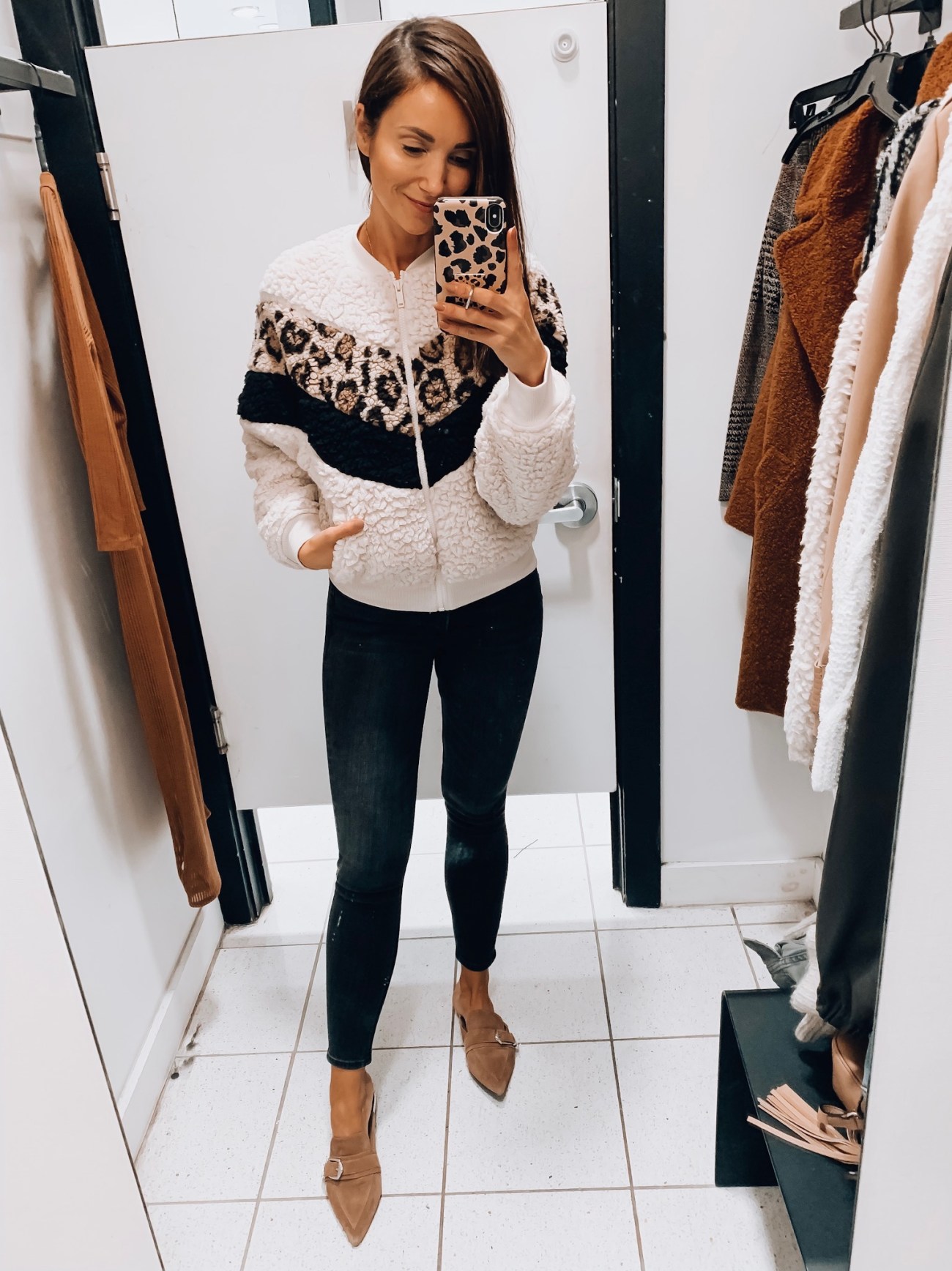 LEOPARD SHERPA