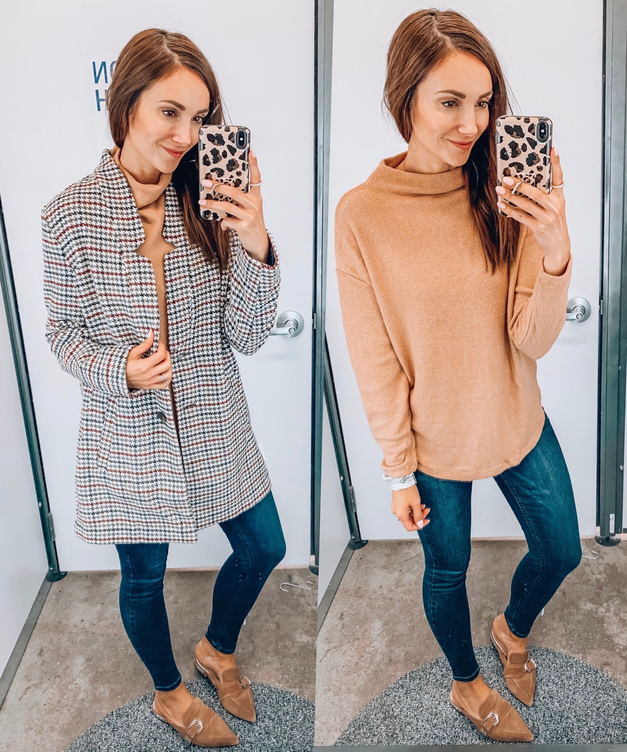 COAT, SWEATER, JEANS, FALL OUTFIT