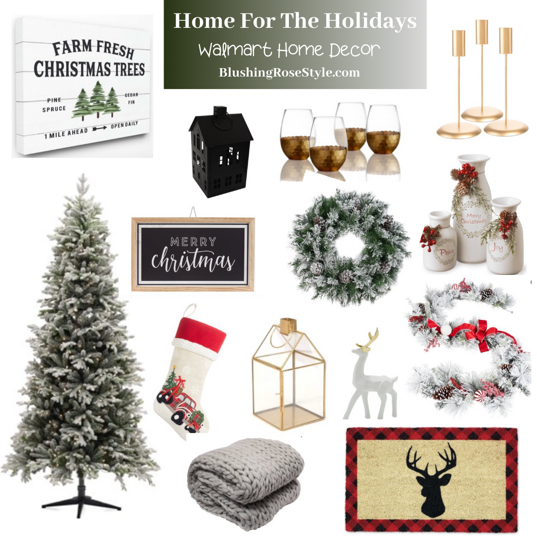 Holiday Home Decor, Tree, Door Mat, Stocking, Signs, Candle