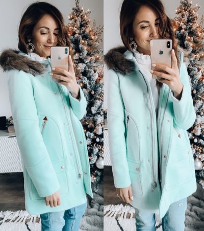 MINT GREEN PARKA