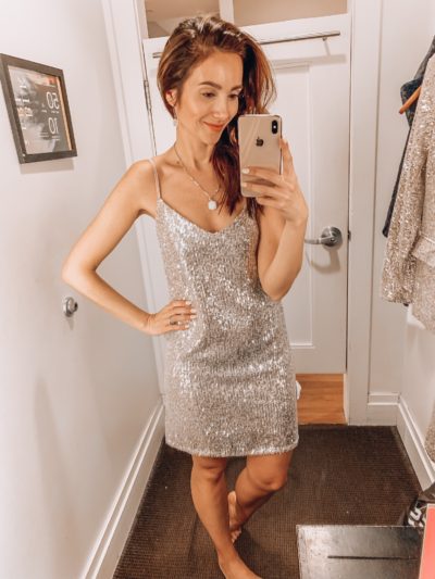 Banana Republic Sequin Slip Dress