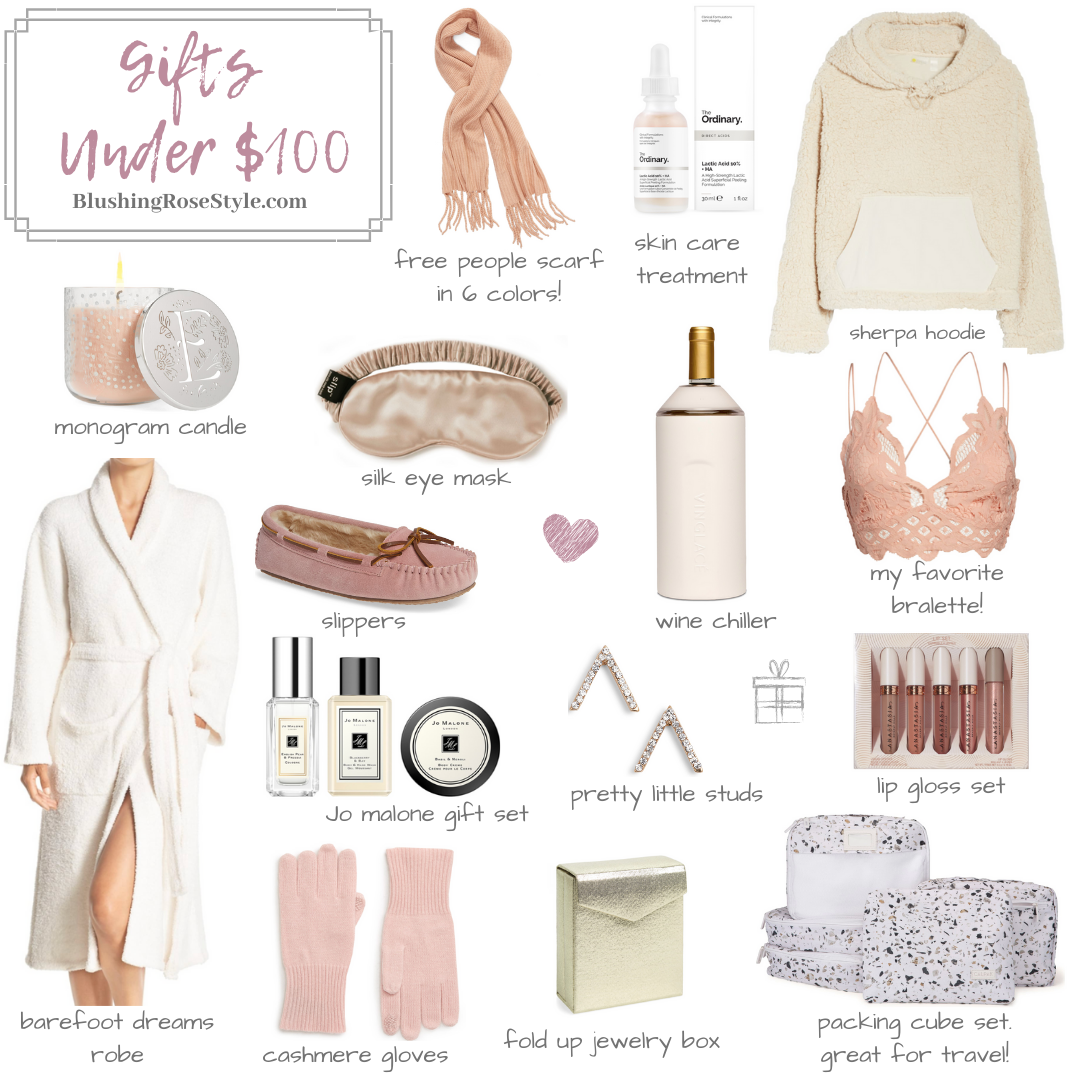 Gifts For Her: Under $50 and Under $100 - Blushing Rose Style Blog