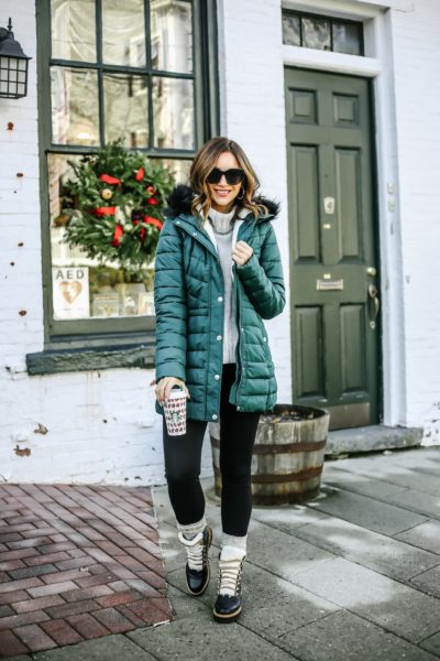 sherpa lined puffer jacket hollister