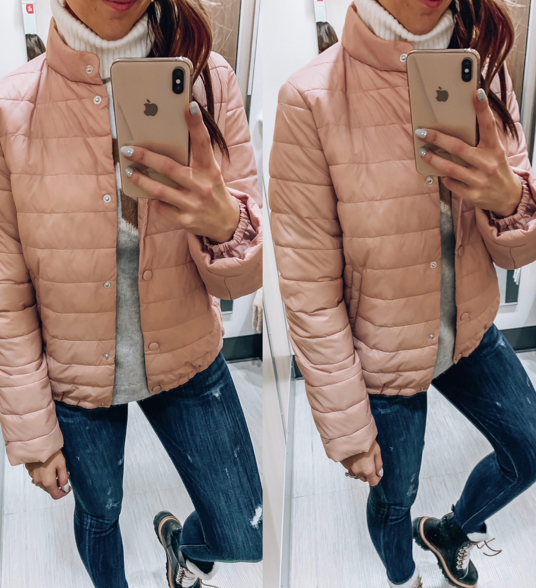 Lightweight puffer jacket