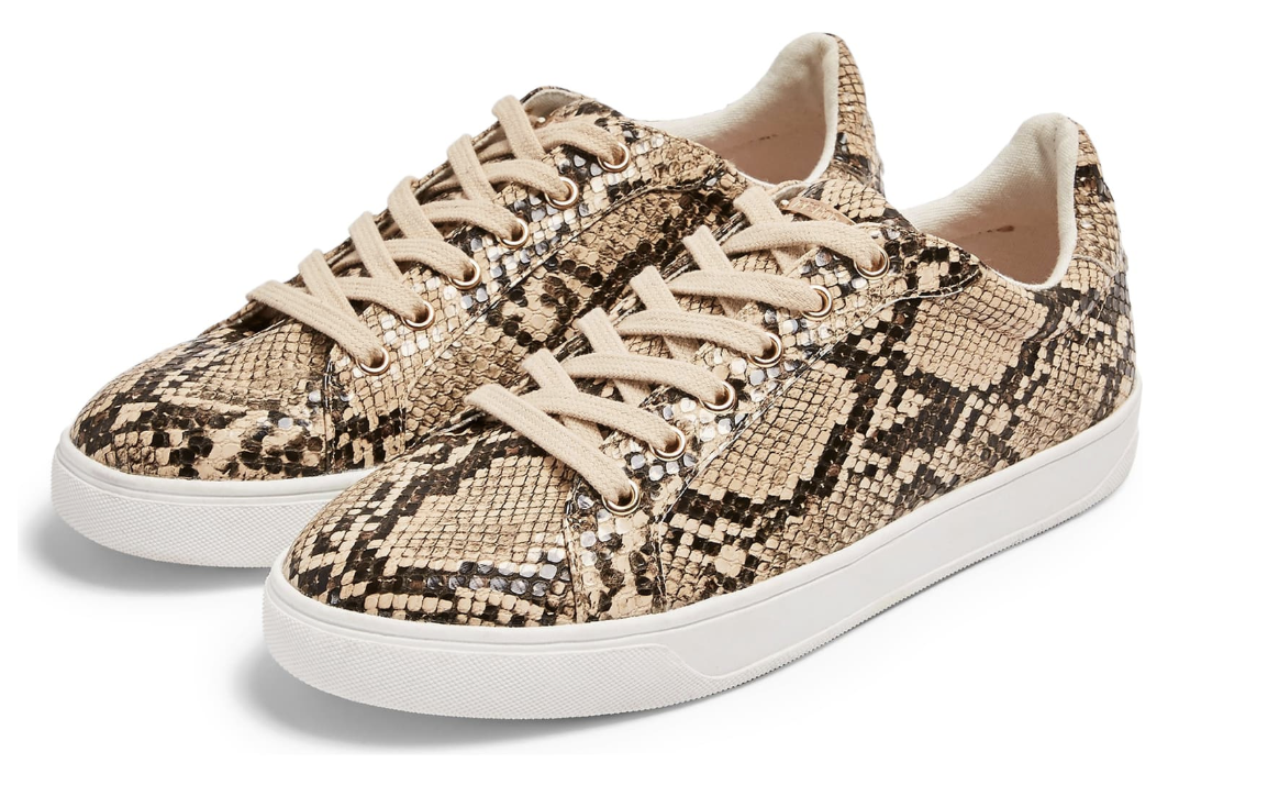 snakeskin sneakers