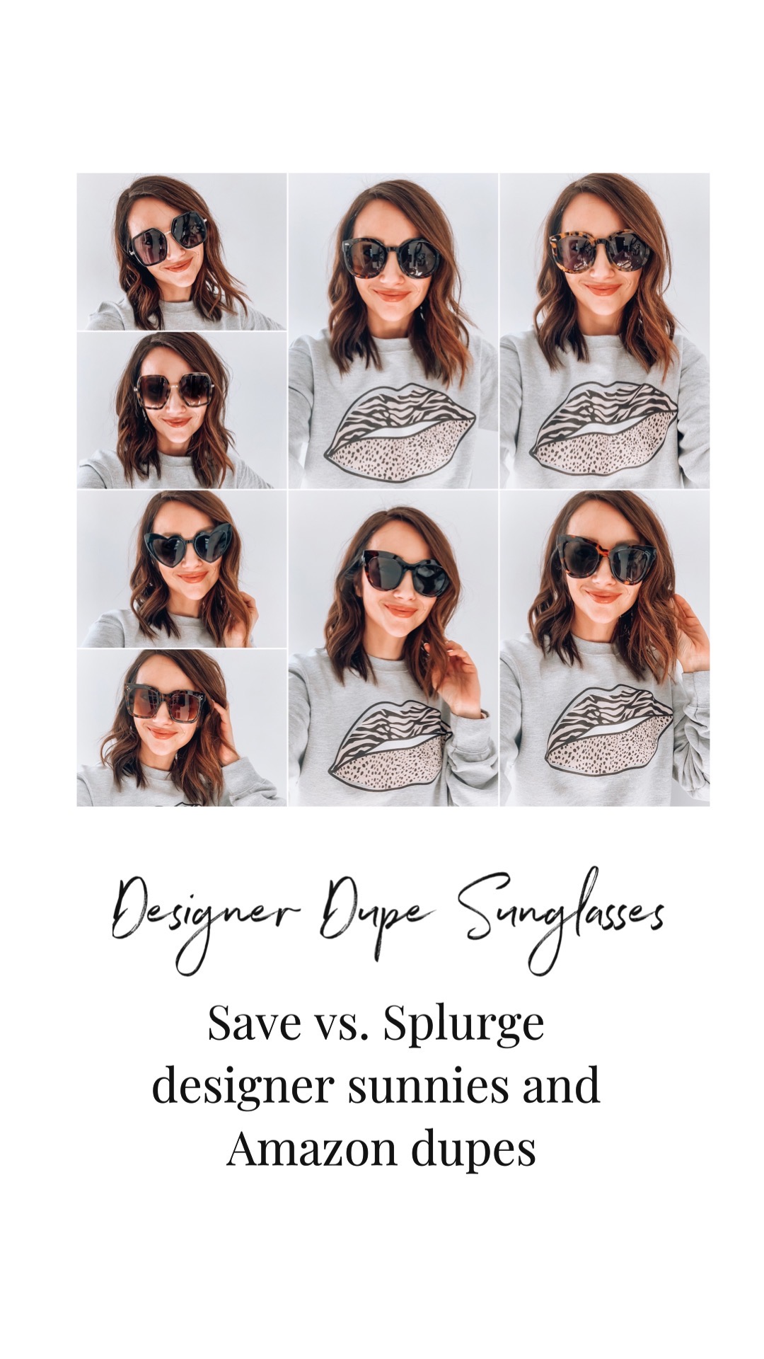 Designer Dupe sunglasses