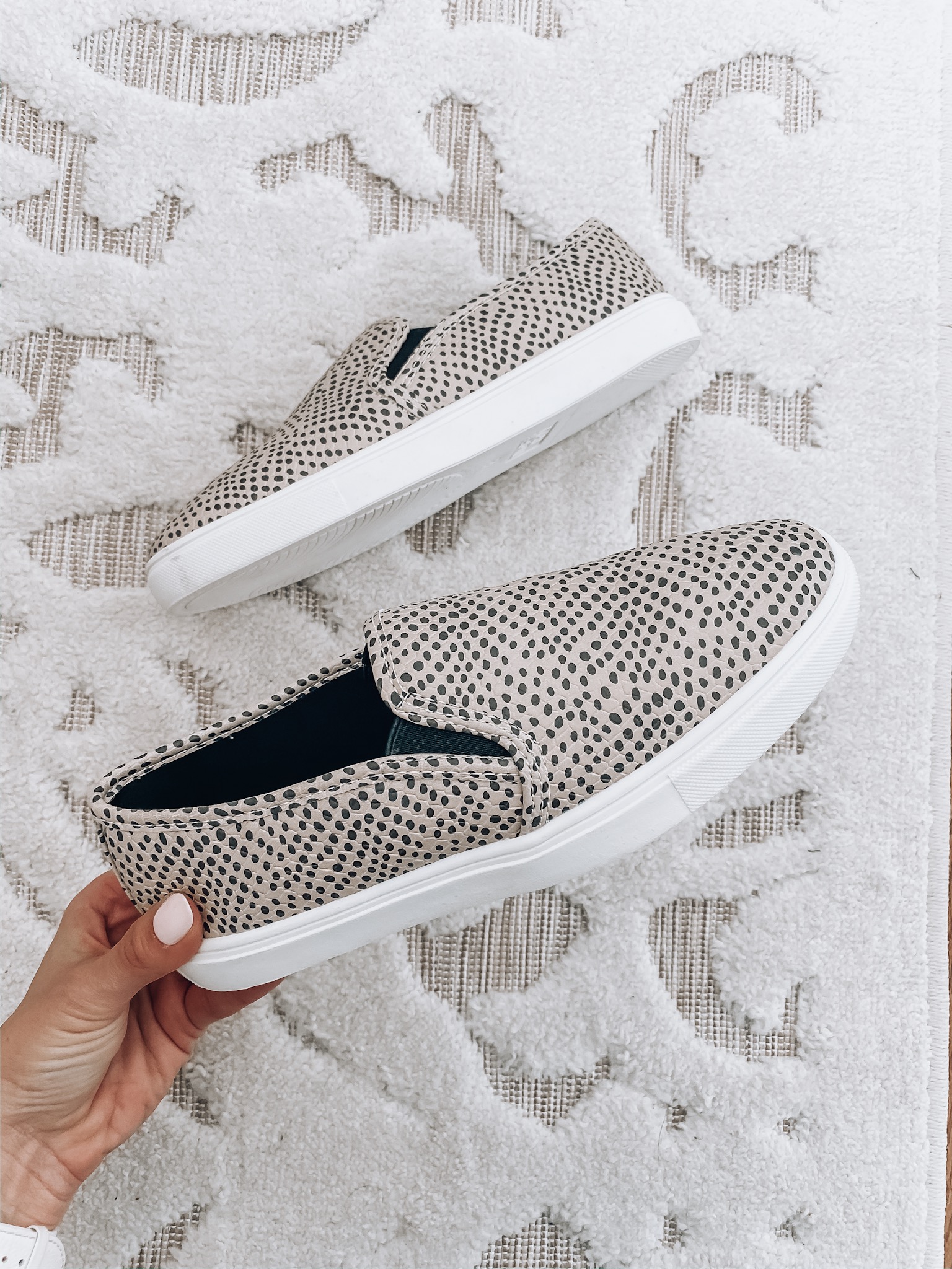 animal print slip-ons