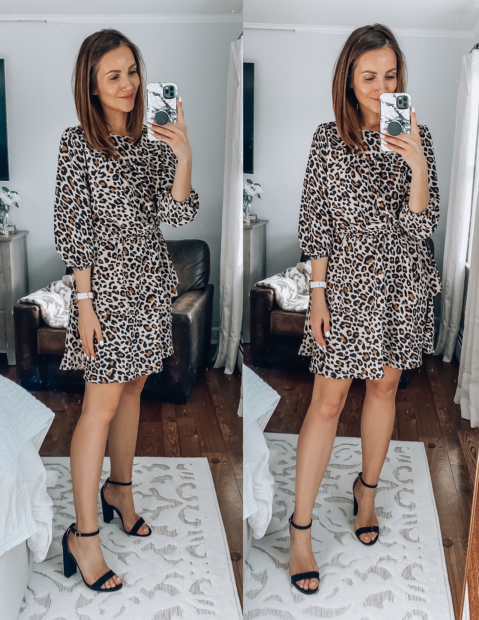 leopard dress, leopard print trend