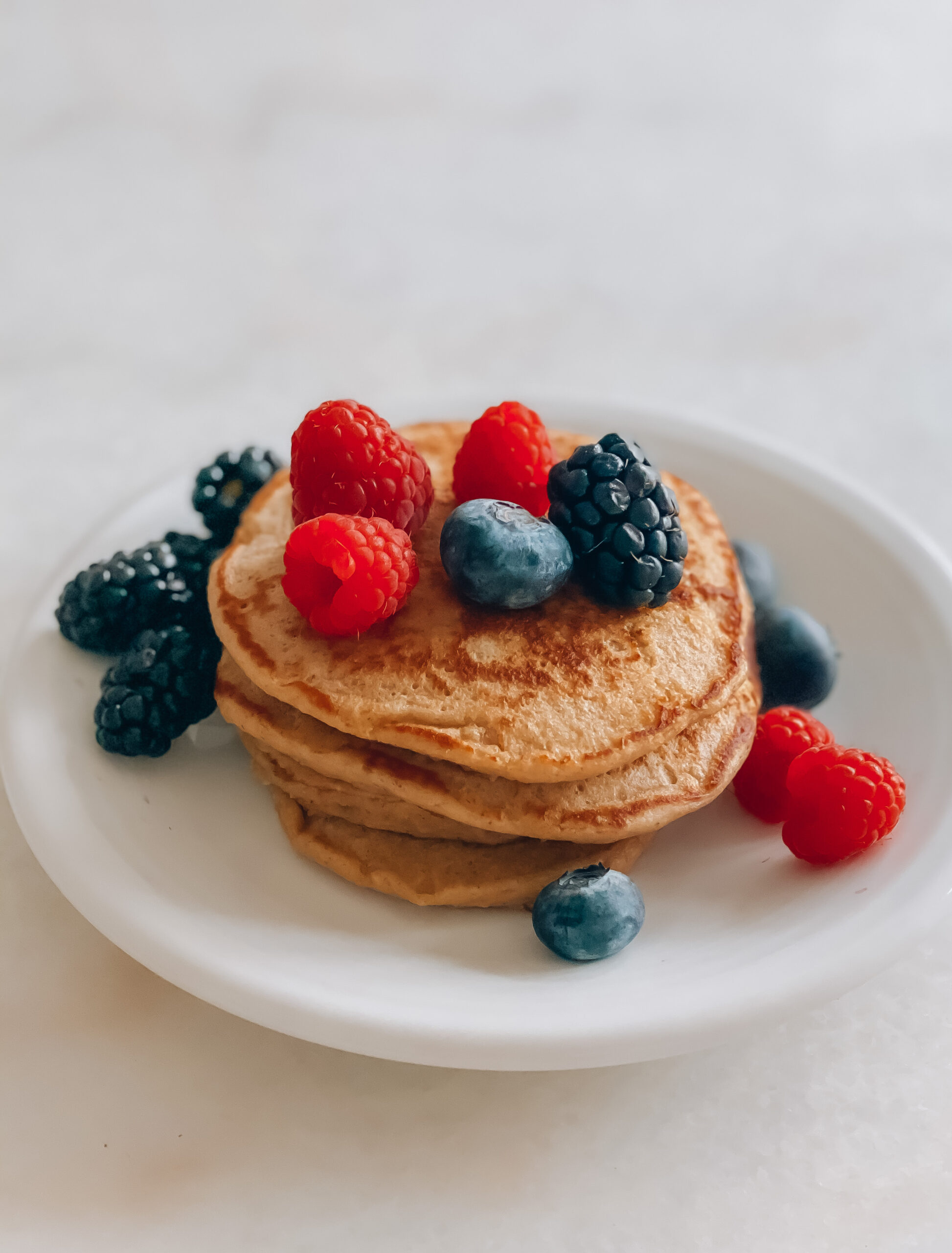 blender banana oatmeal pancakes