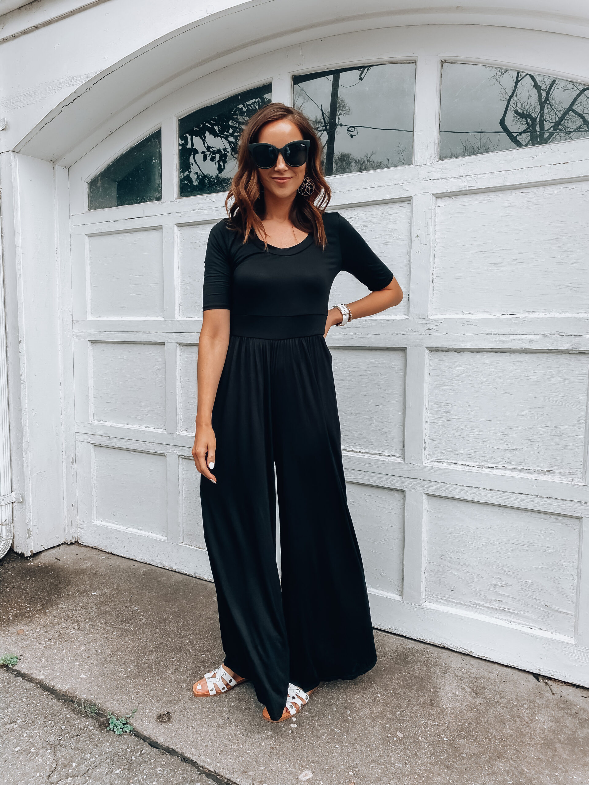 how to style black jumpsuit