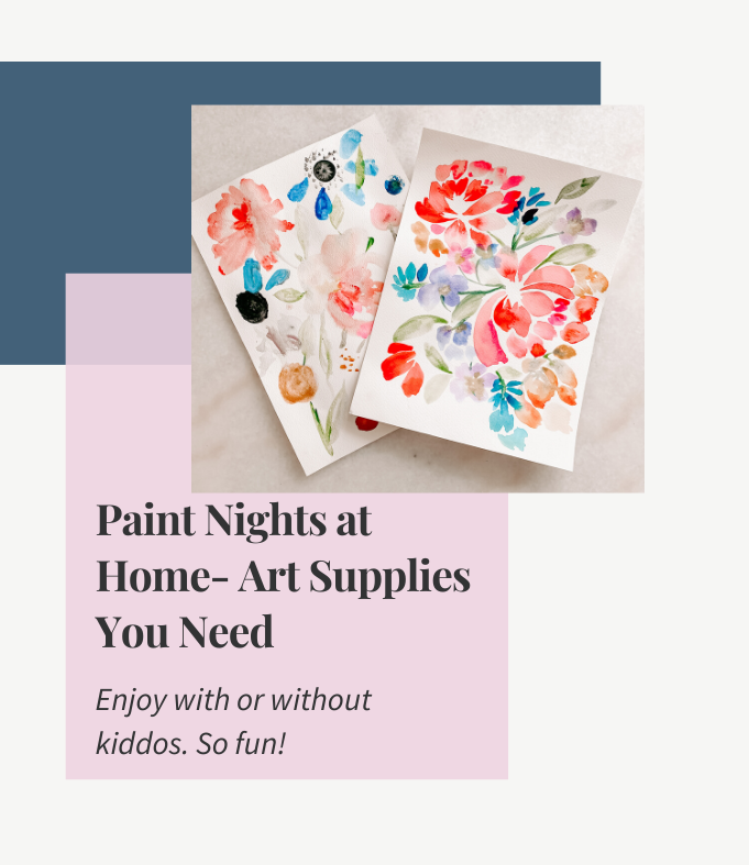 Paint Night with the Kids – Art Supplies