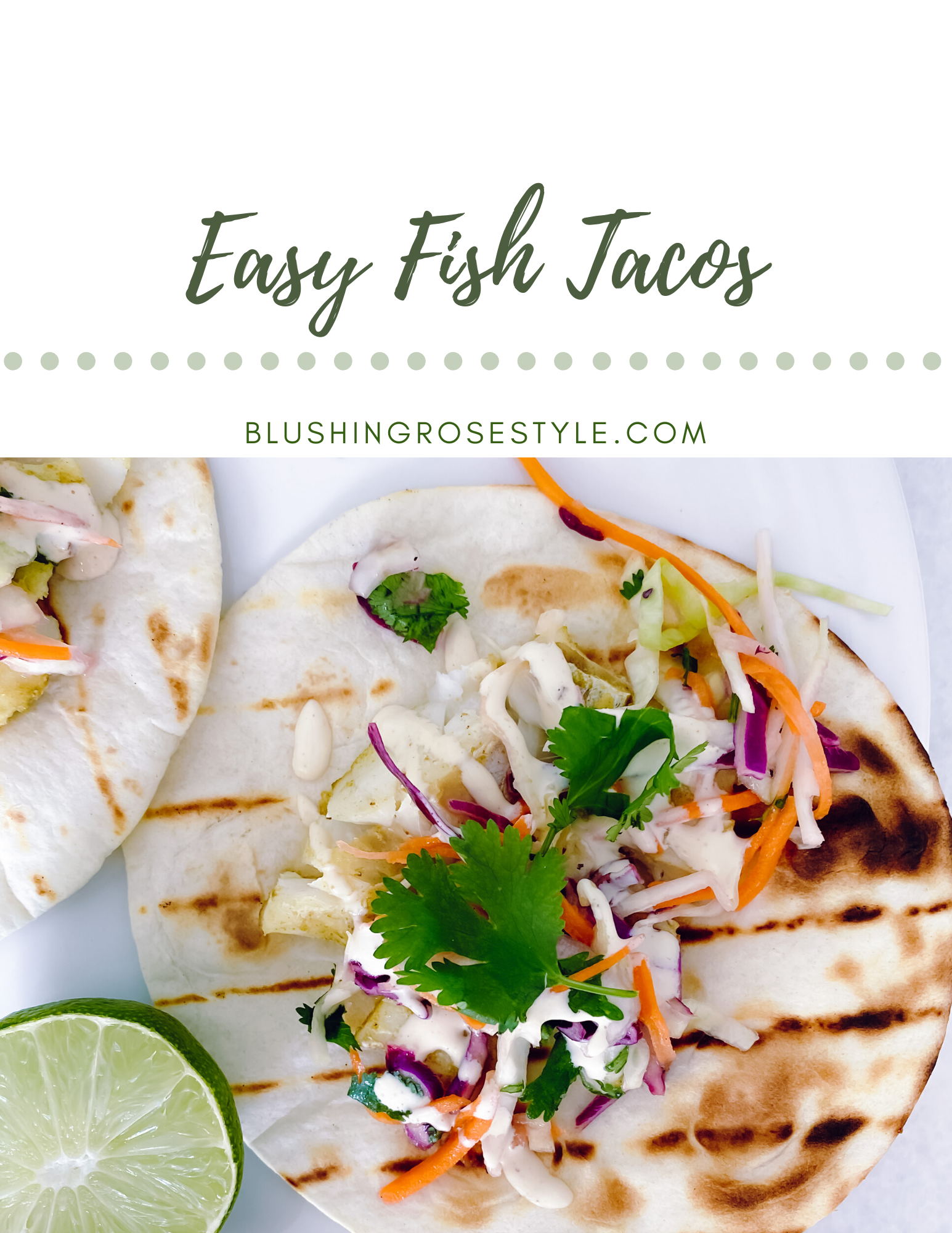 Easy Fish Tacos