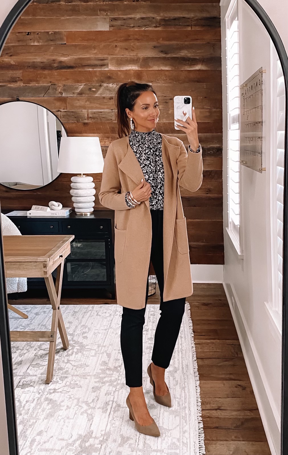 j.crew sweater blazer workwear outfit