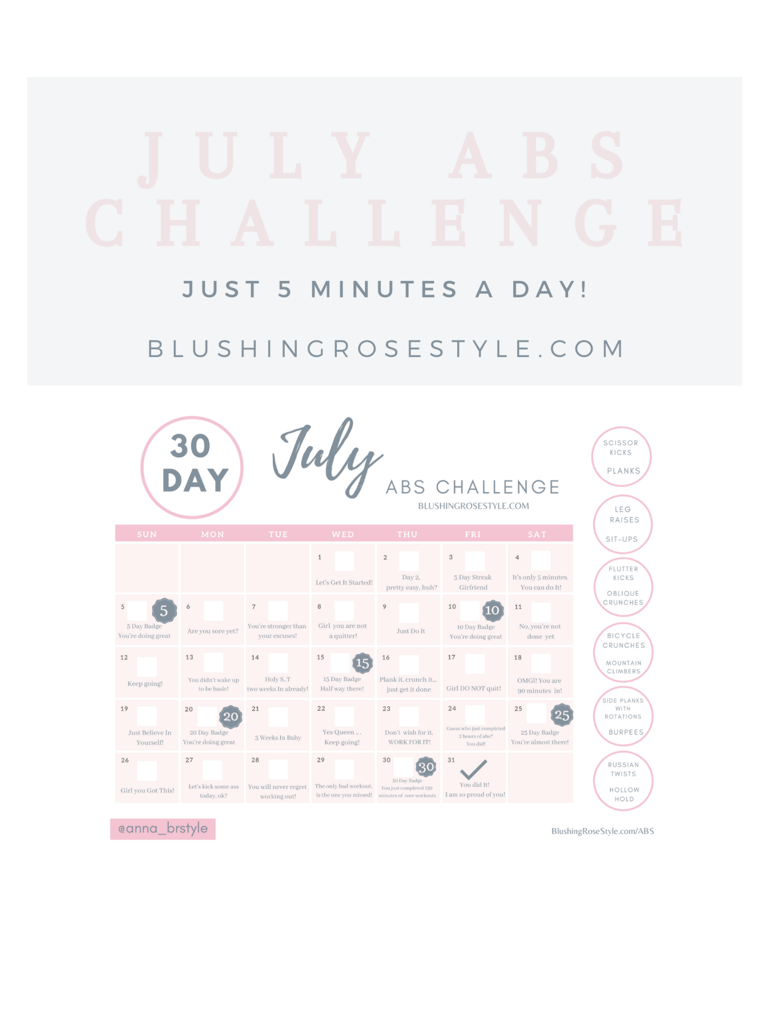 July Abs Challenge