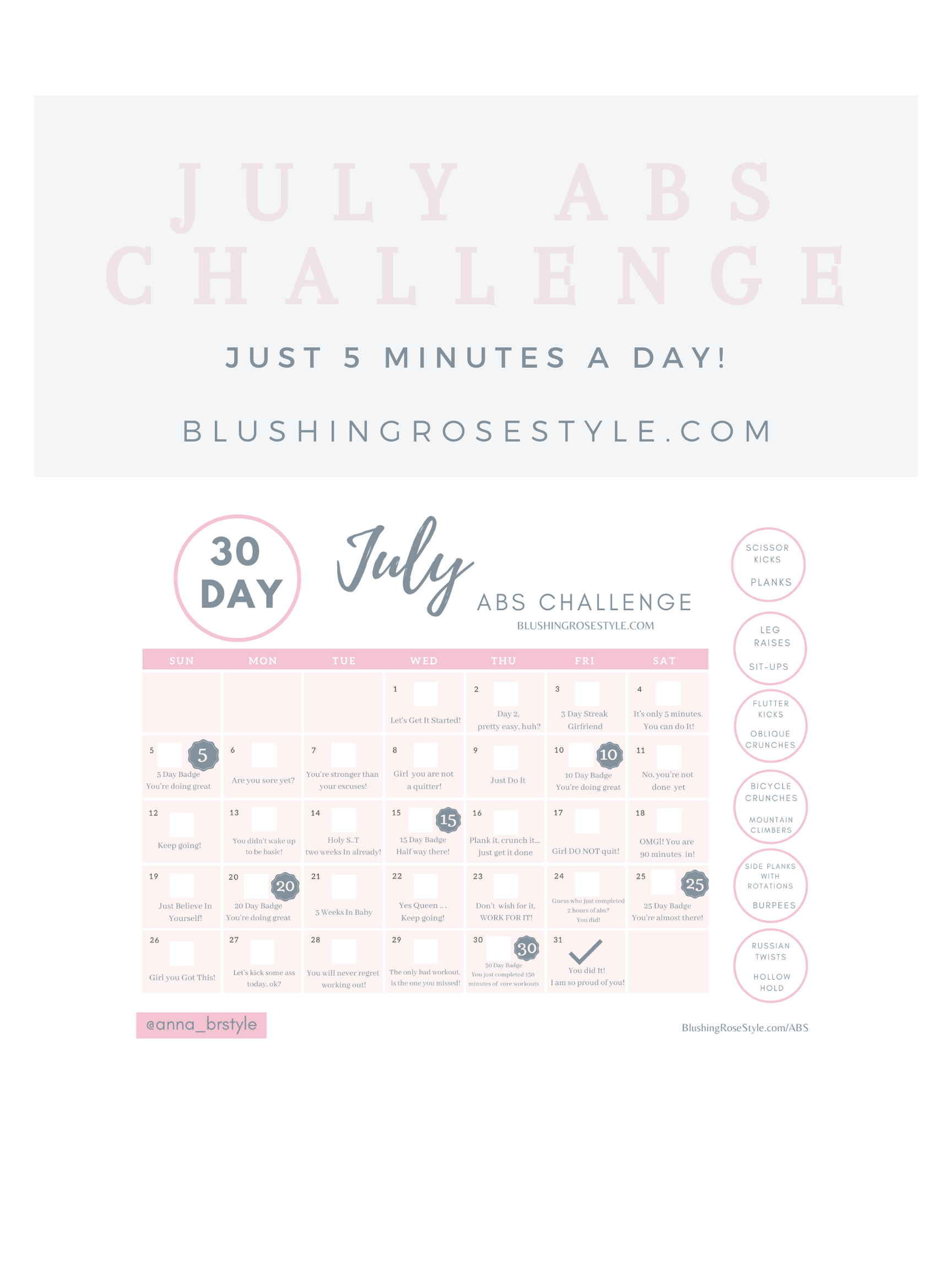 July Abs Challenge