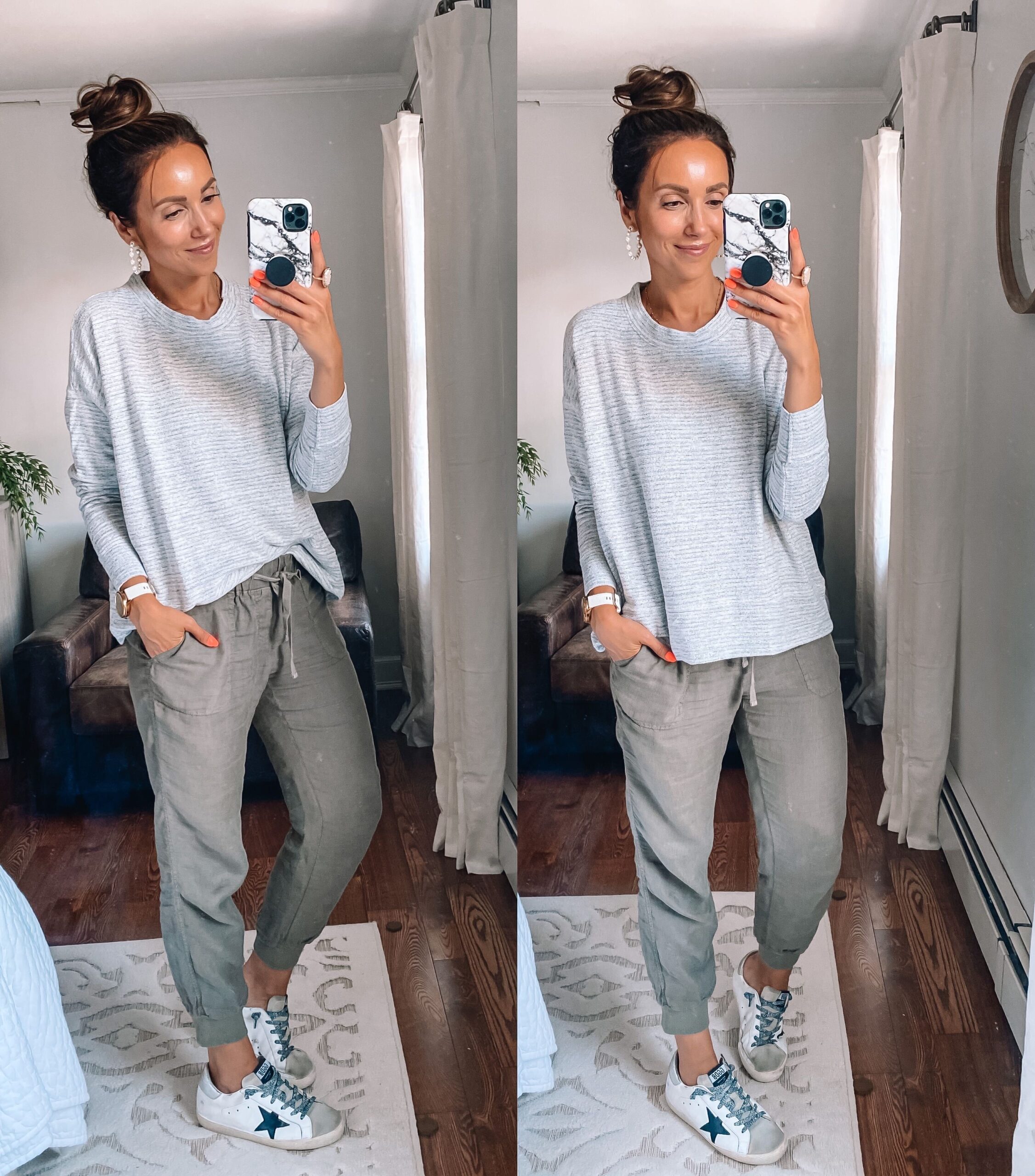 Outfit Ideas with Joggers - Blushing Rose Style Blog