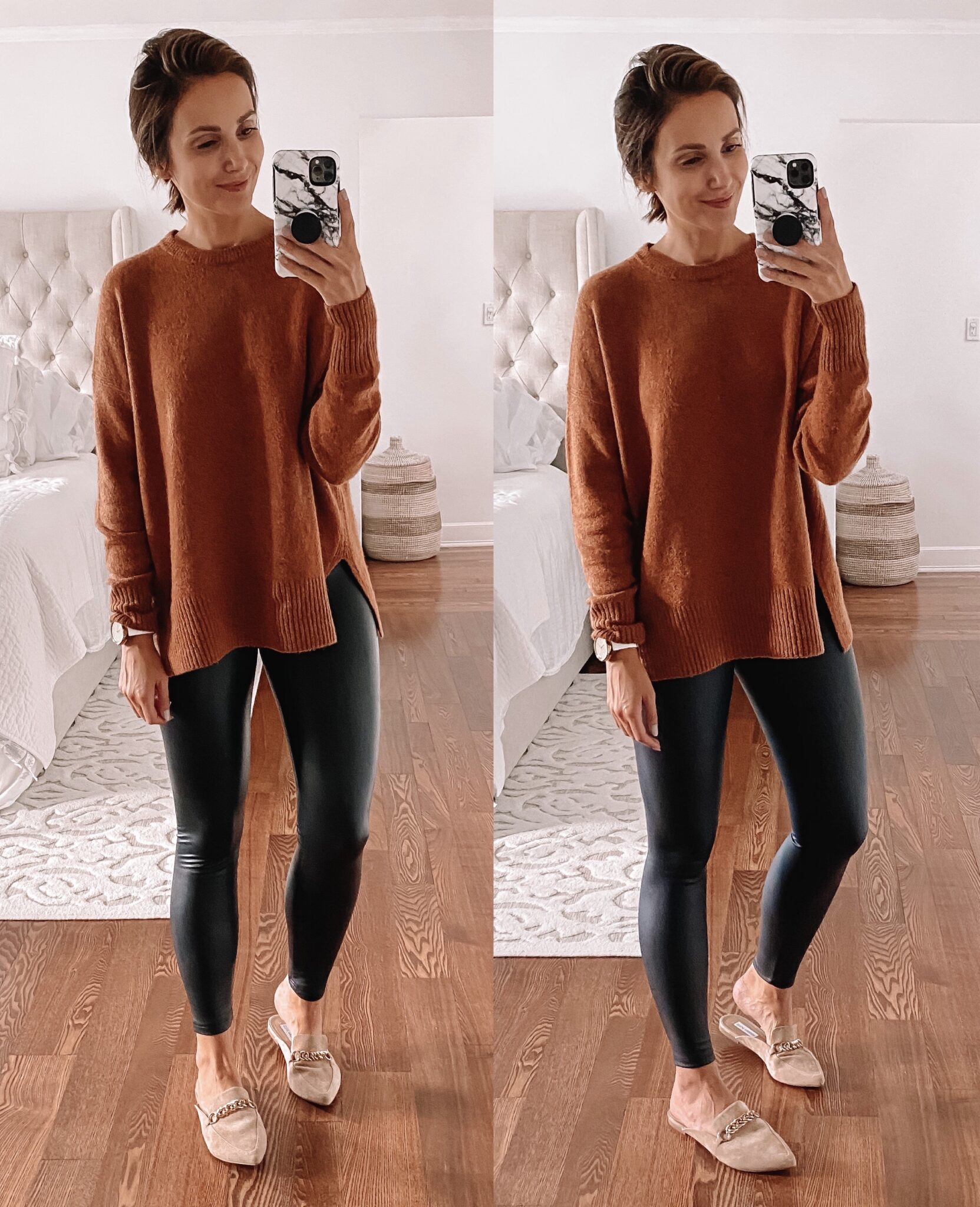faux leather leggings review