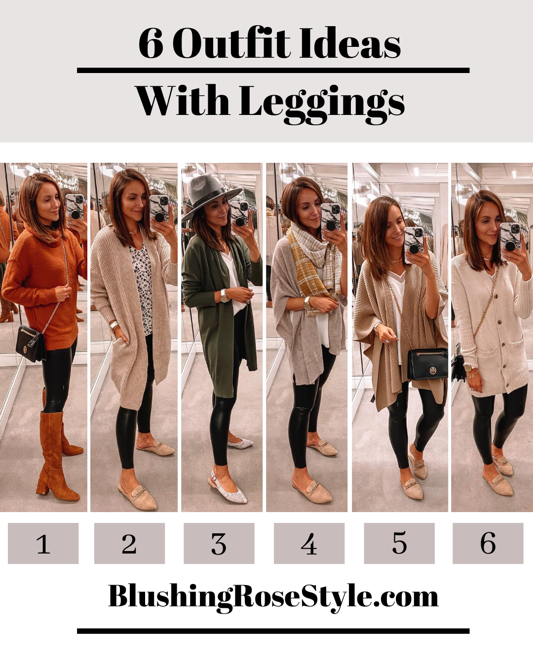 NSALE – Outfit Ideas with Leggings - Blushing Rose Style Blog