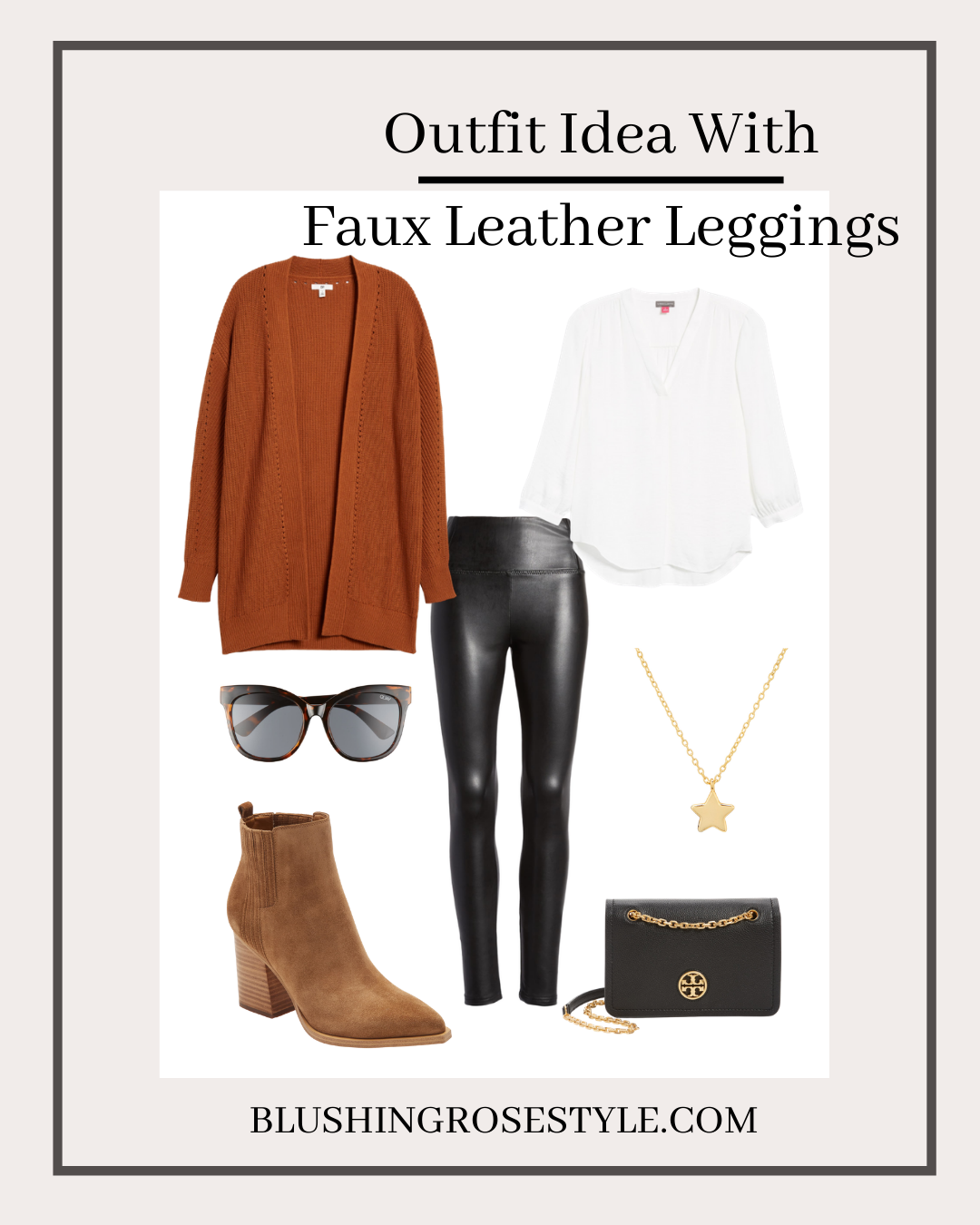 NSALE – Outfit Ideas with Leggings - Blushing Rose Style Blog