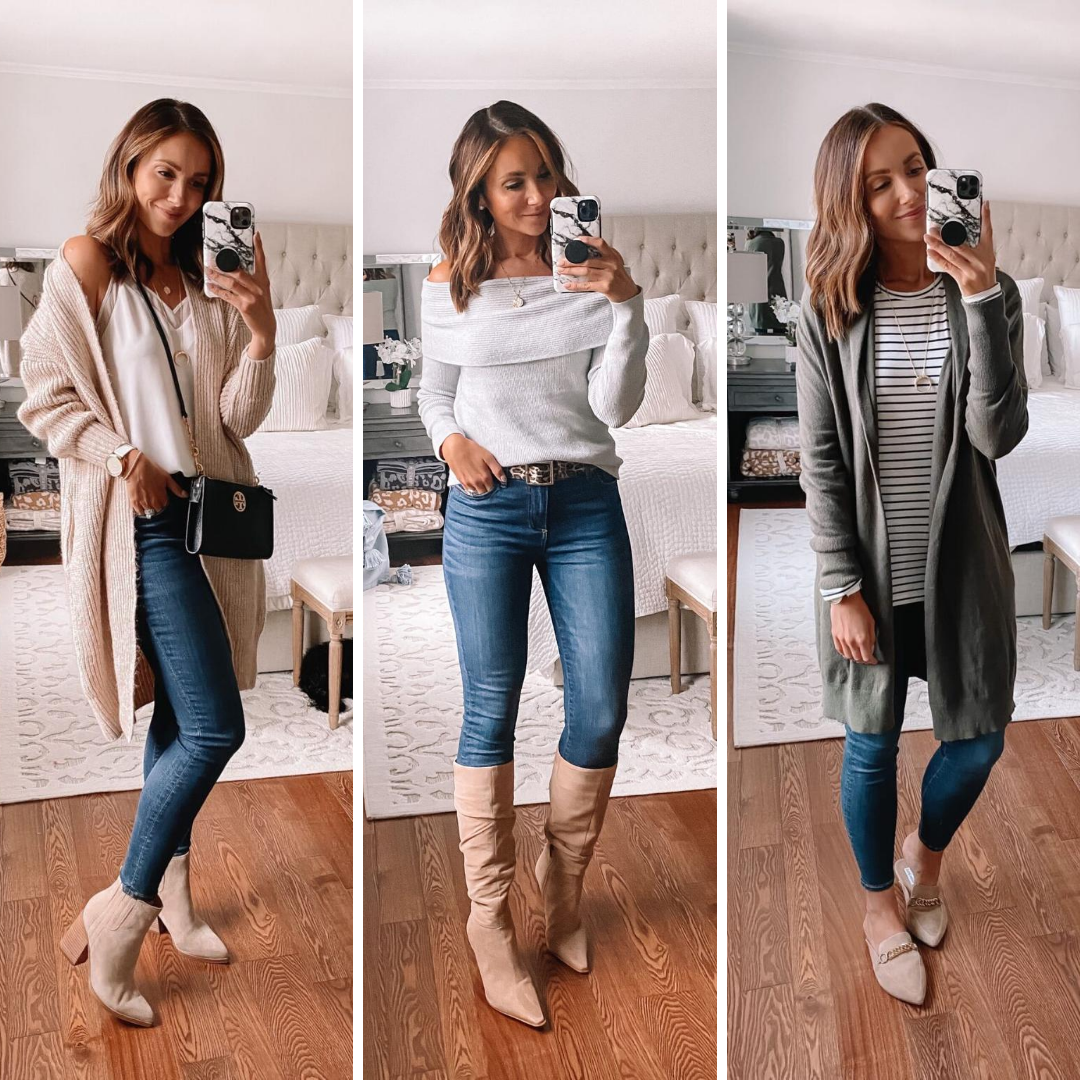 outfit idea with jeans