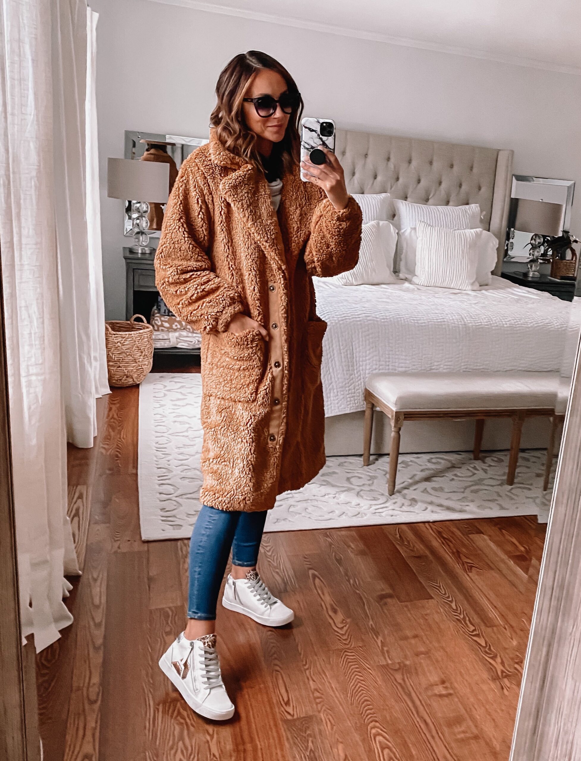 nsale, free people teddy coat