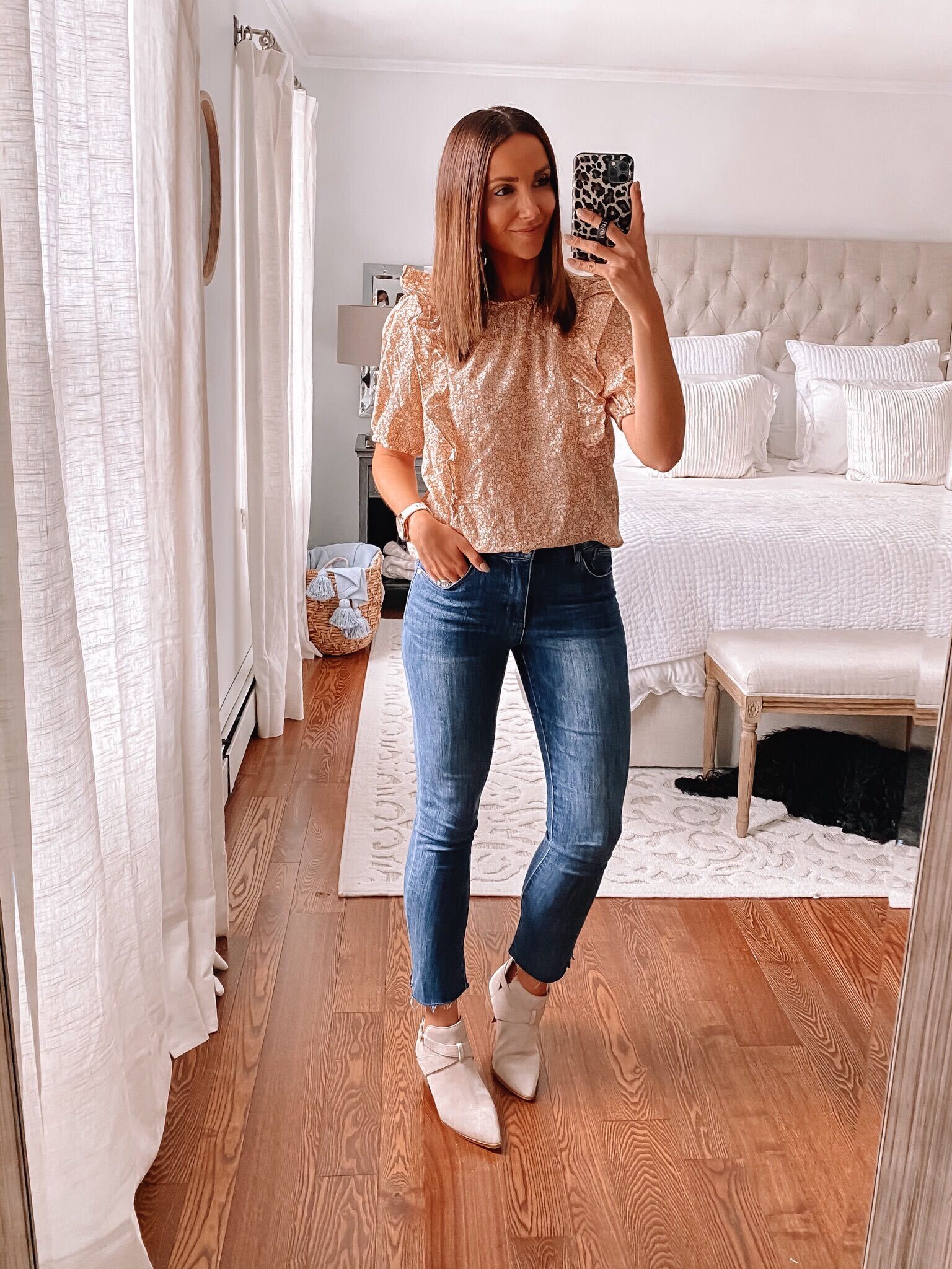 casual outfit with ab-solution jeans