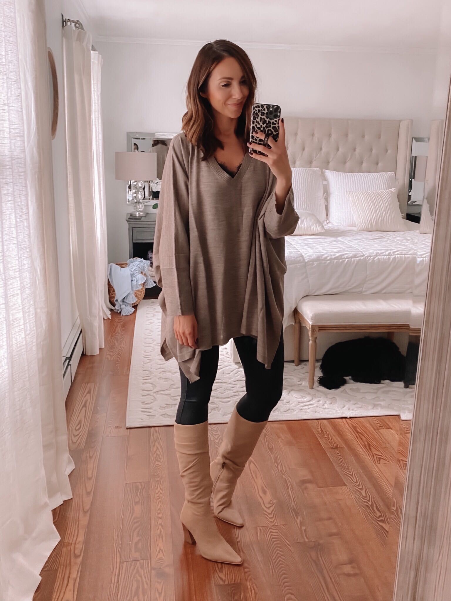 Target oversized sweater poncho