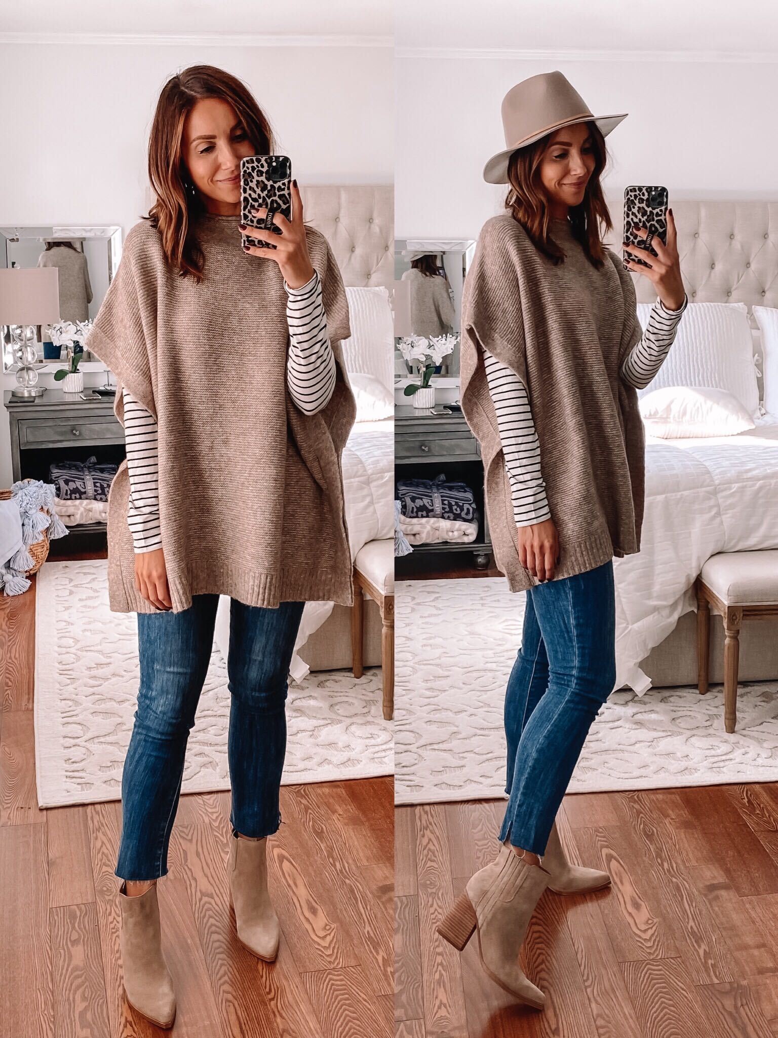 Target sweater poncho, affordable fall outfits