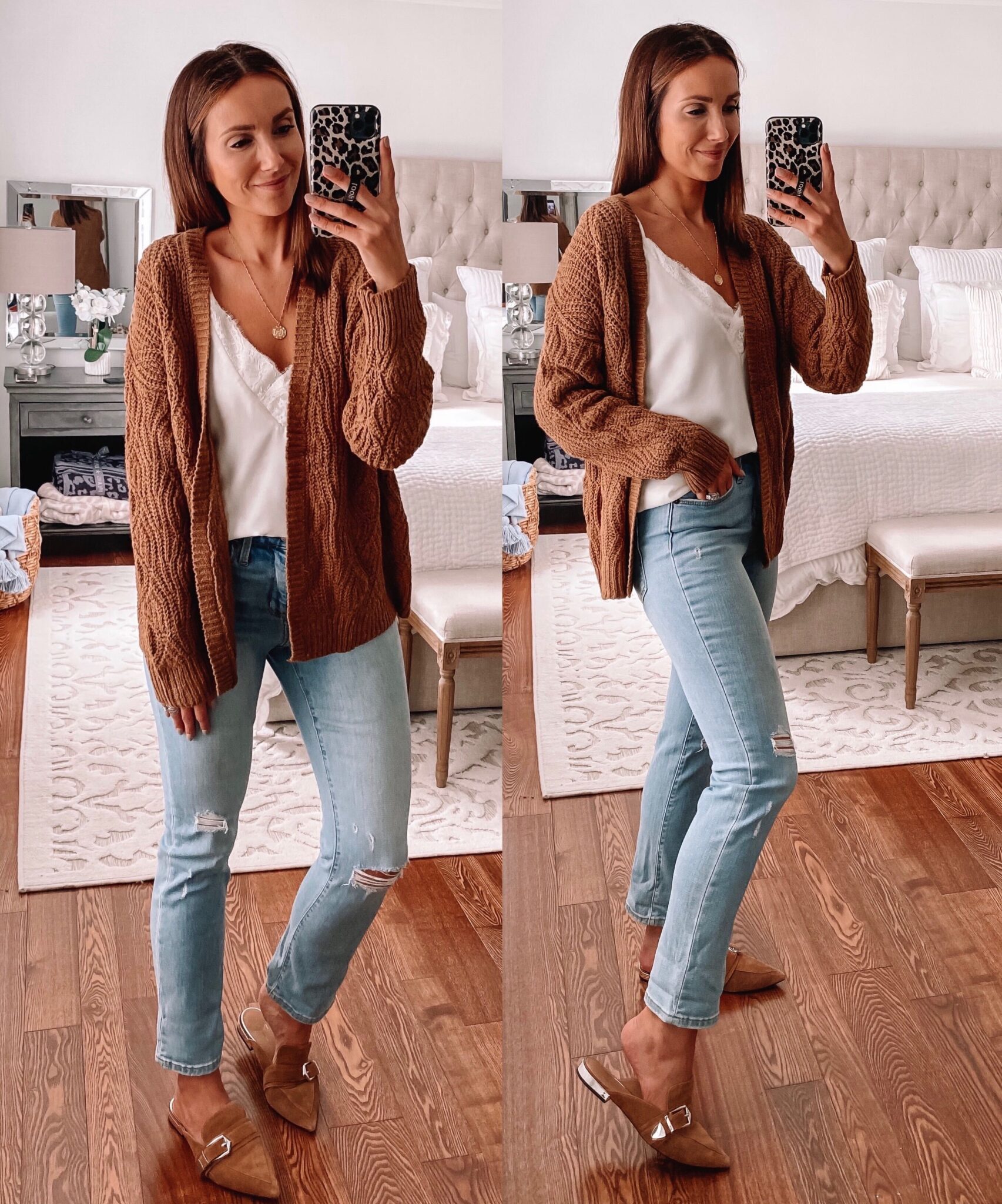 target style, brown cardigan, fall outfit