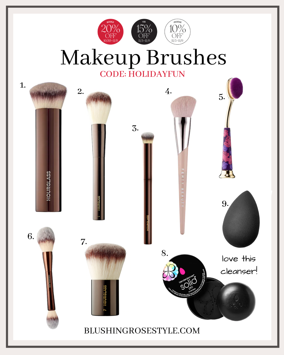 Sephora Makeup Brushes on Sale