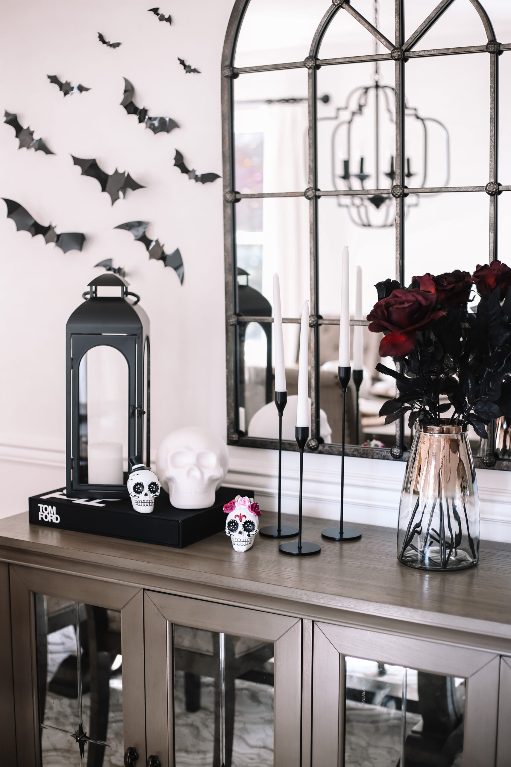 halloween home decor, dining room decor